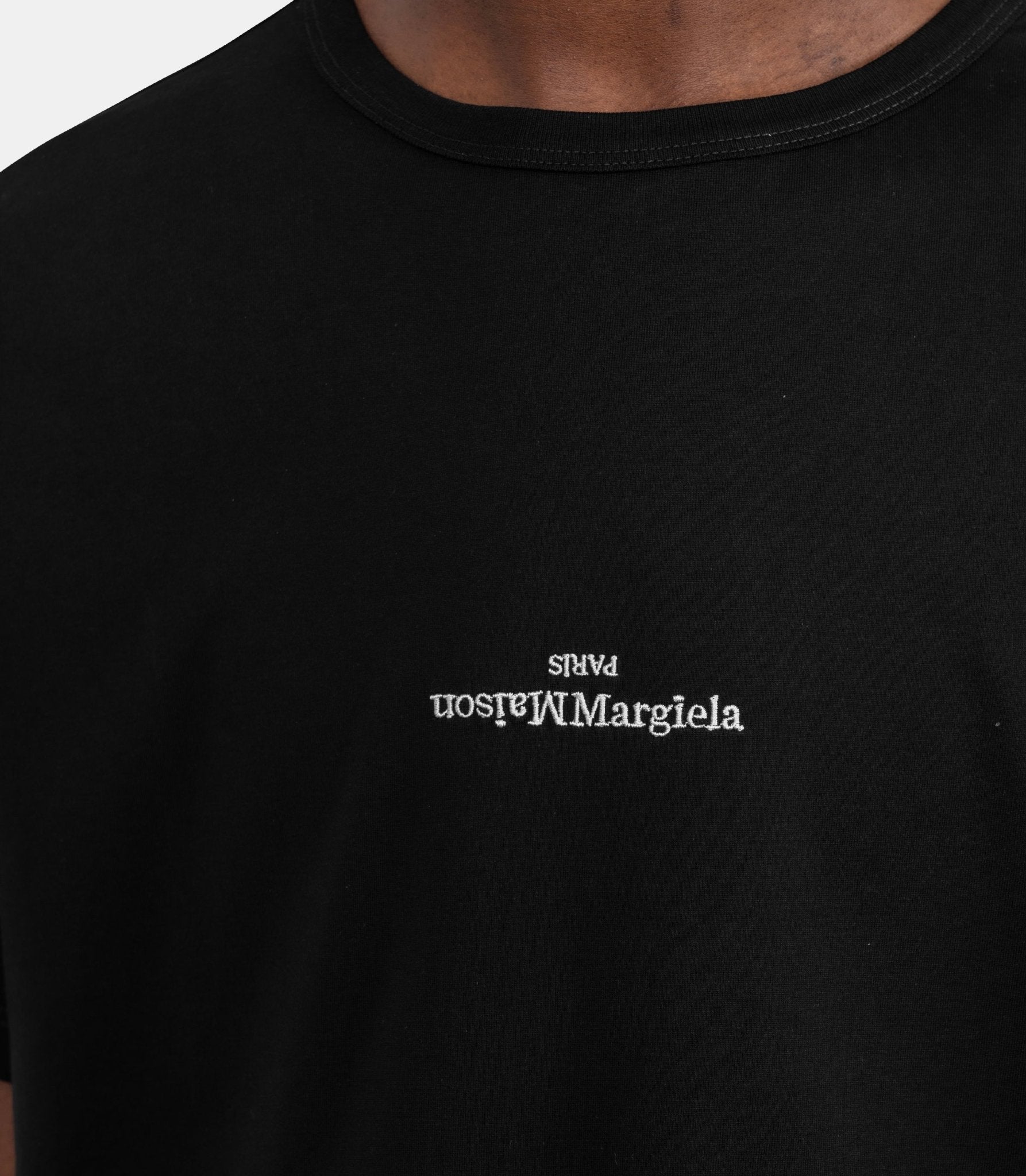 T-shirt reversed logo-S50GC0736-S22816-900-S-Maison margiela