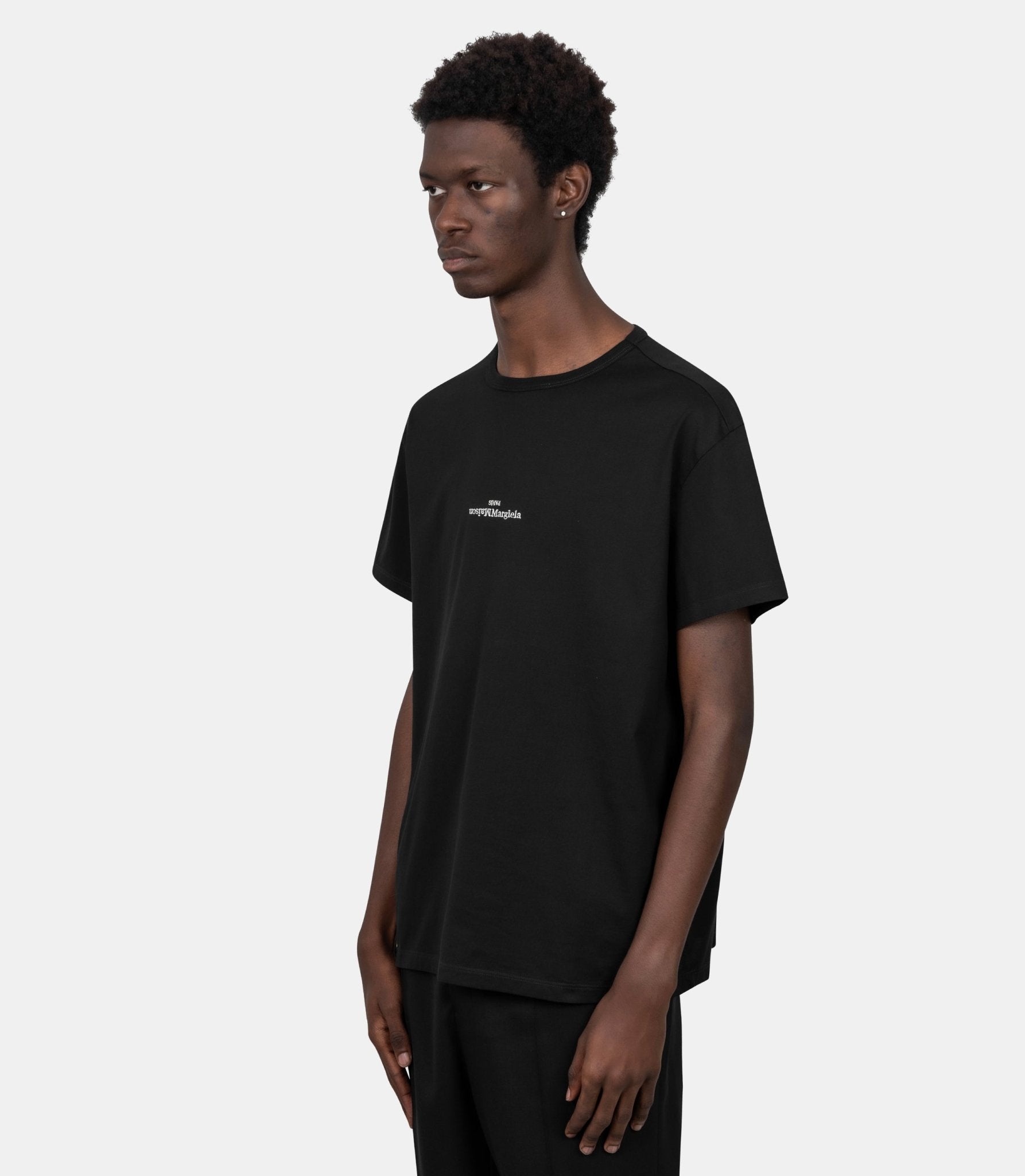 T-shirt reversed logo-S50GC0736-S22816-900-S-Maison margiela