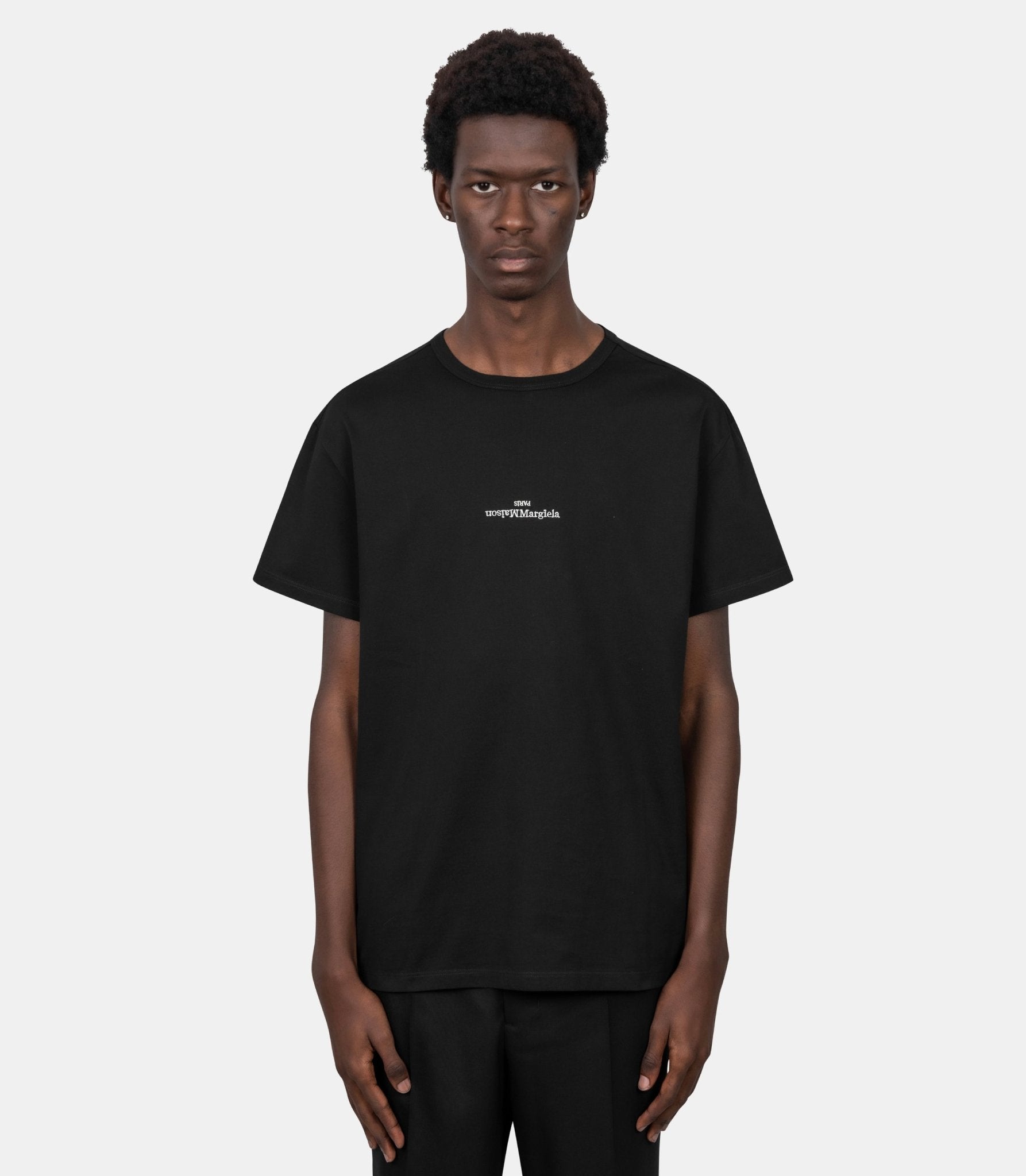 T-shirt reversed logo-S50GC0736-S22816-900-S-Maison margiela