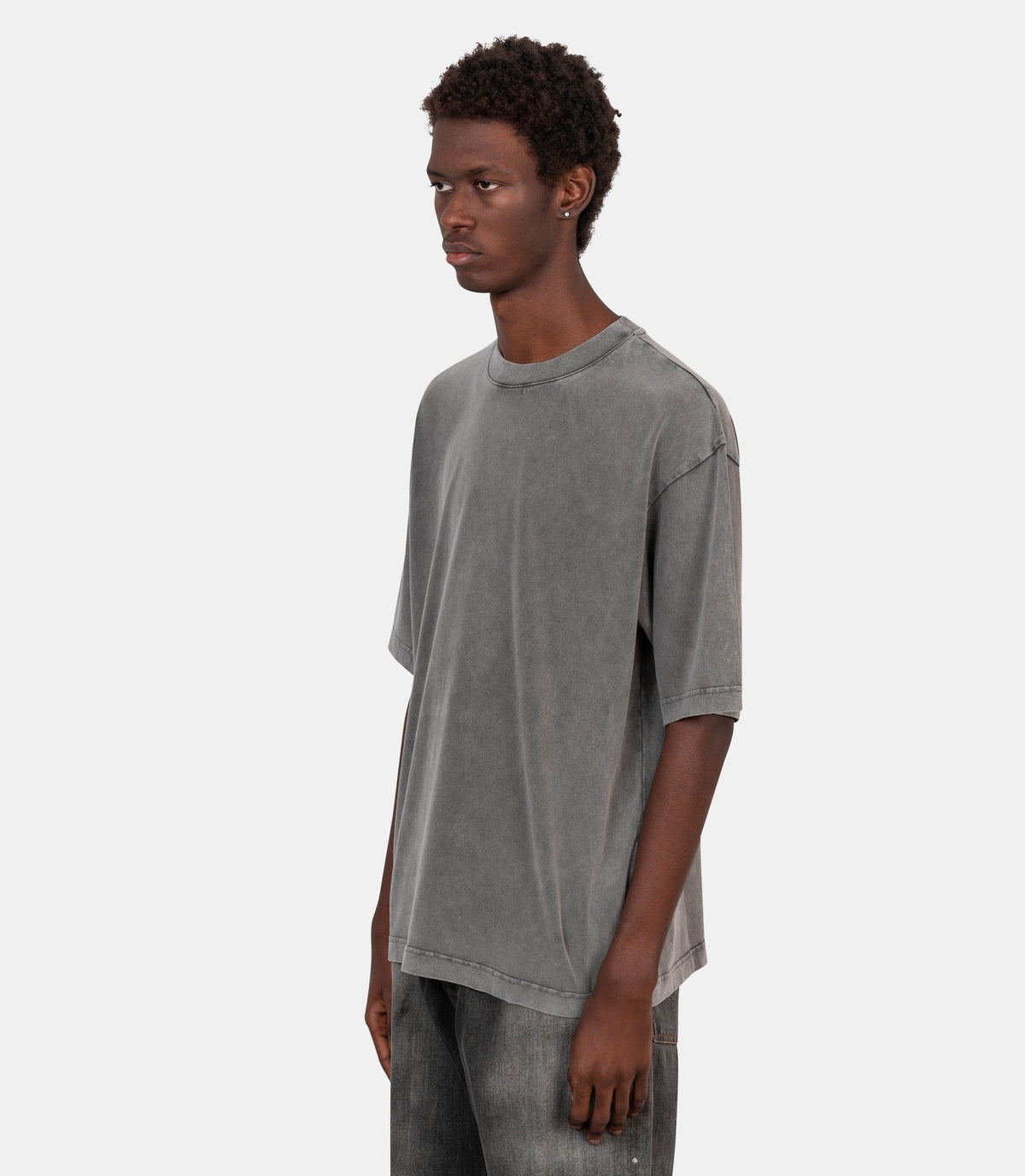 T-shirt rubber logo-CL0218-BM0-S/XS-Acne studios
