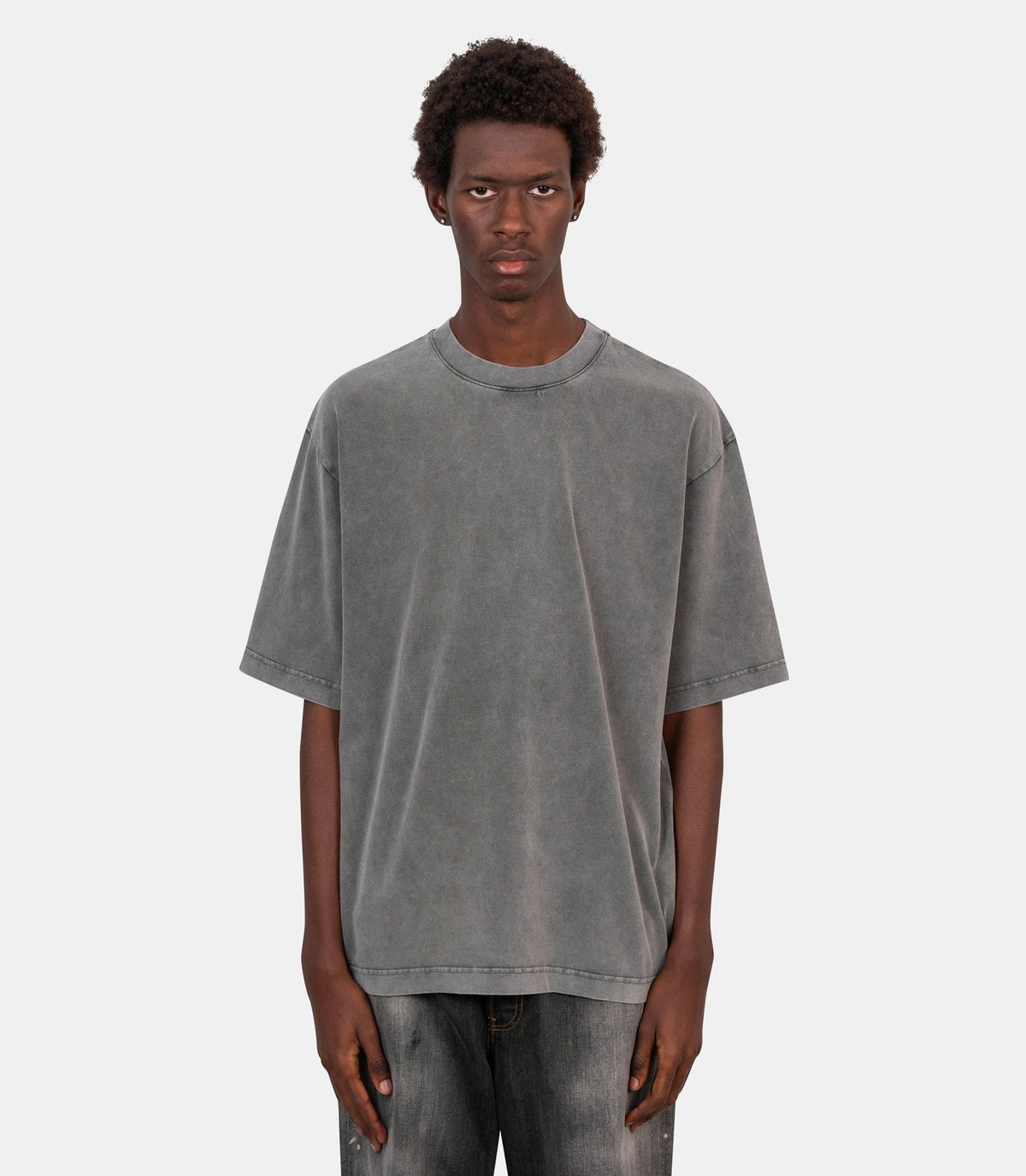 T-shirt rubber logo-CL0218-BM0-S/XS-Acne studios