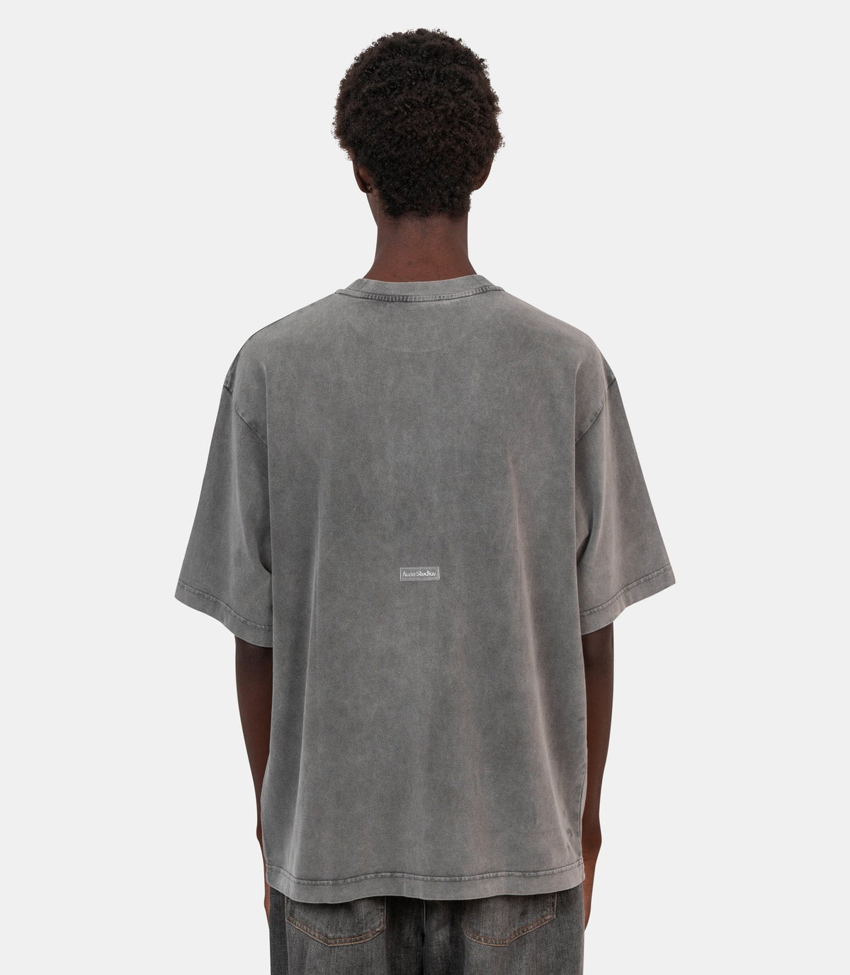 T-shirt rubber logo-CL0218-BM0-S/XS-Acne studios