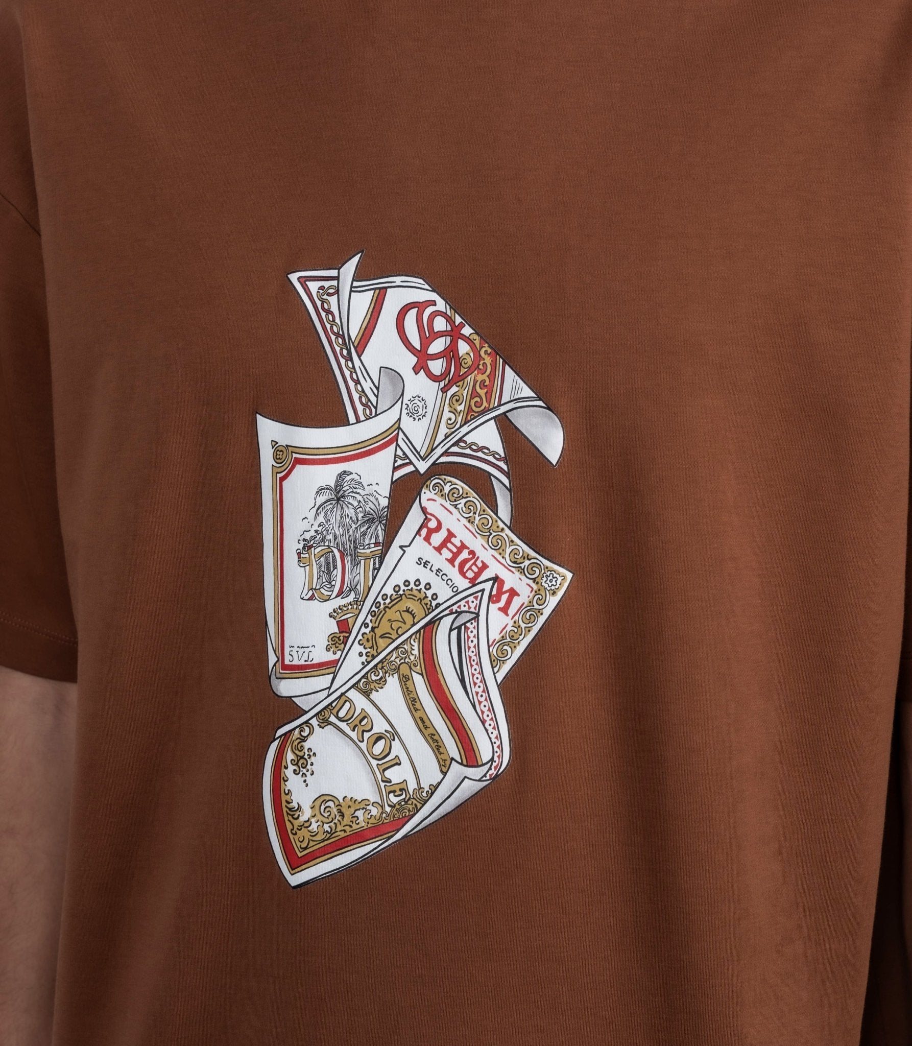 T-shirt run labels - K-TS311-CO002-BN-S - Drôle de monsieur