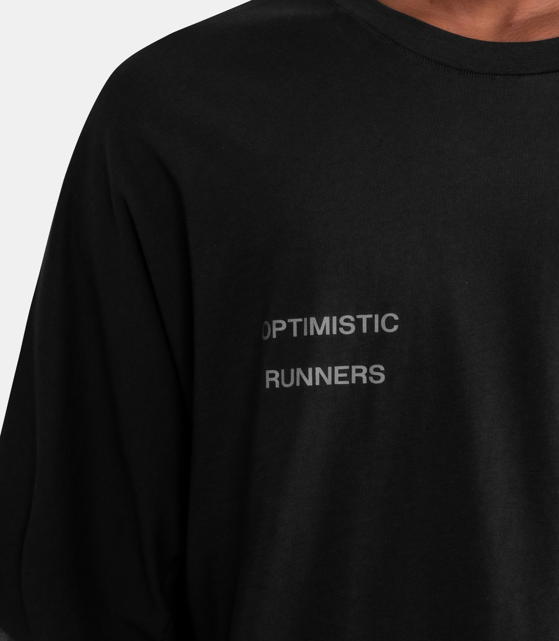 T-shirt running - RCT26BK-S - Optimistic runners