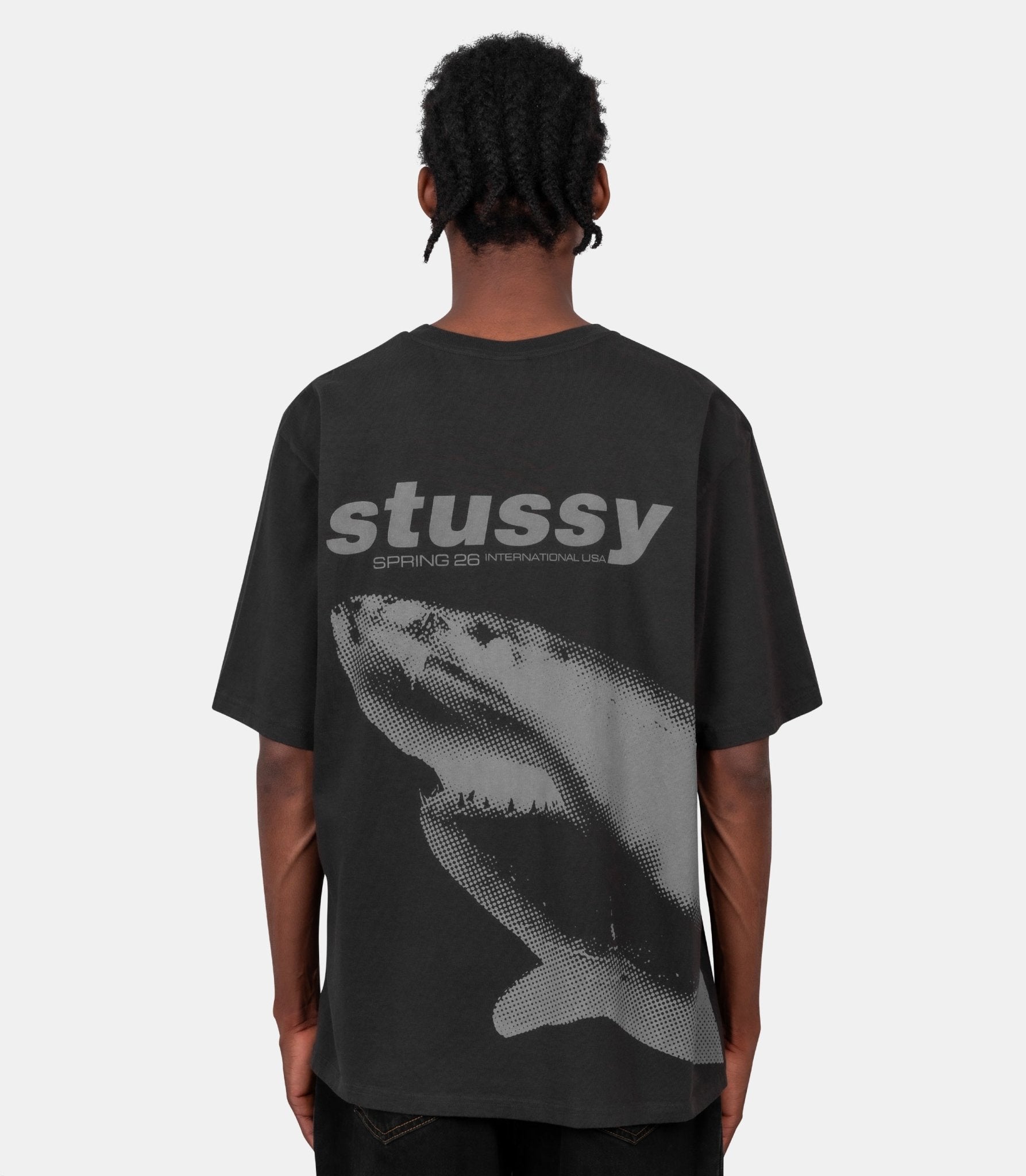 T-shirt shark pigment dyed - 1905183-0090-S - Stüssy