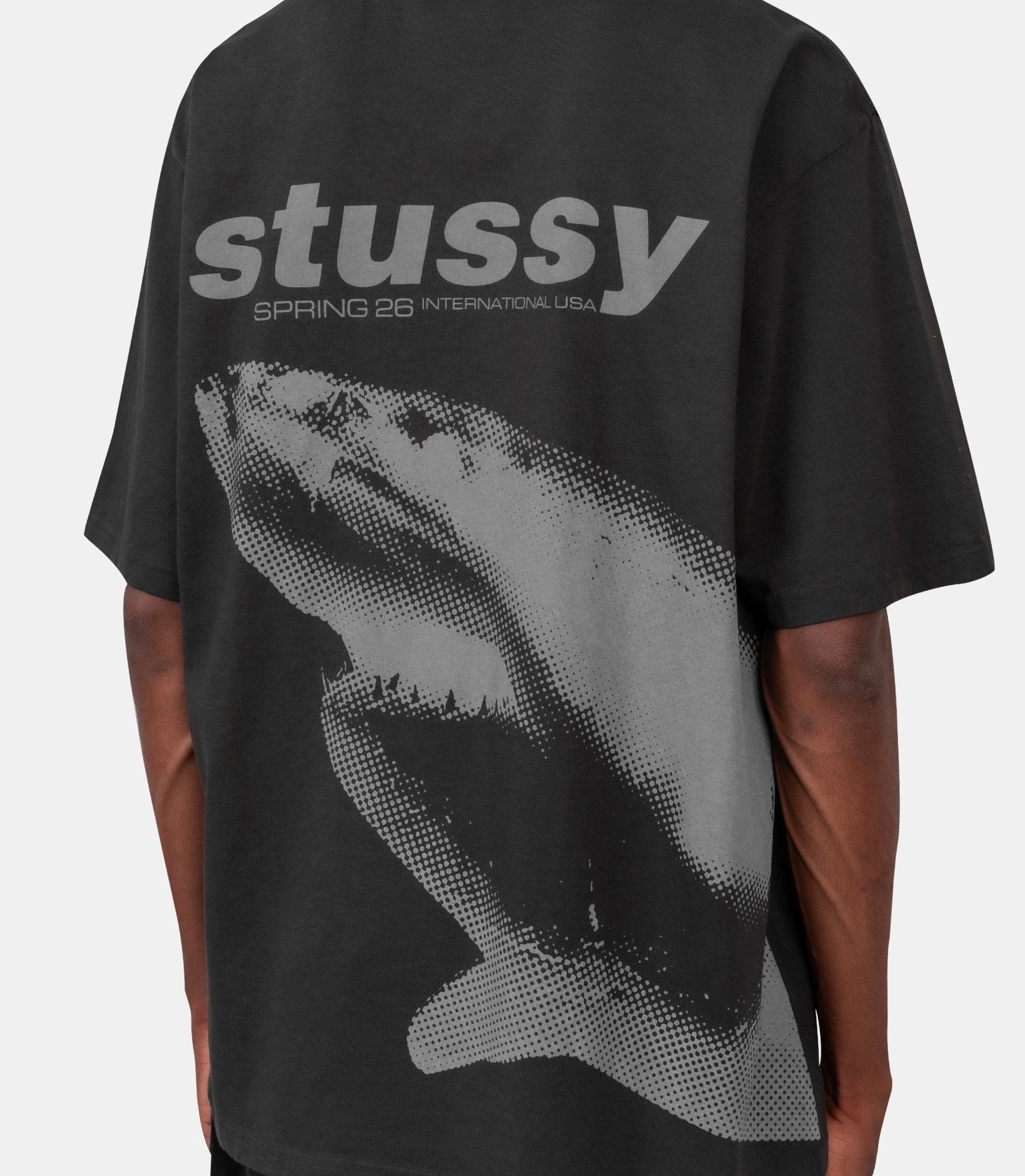 T-shirt shark pigment dyed - 1905183-0090-S - Stüssy