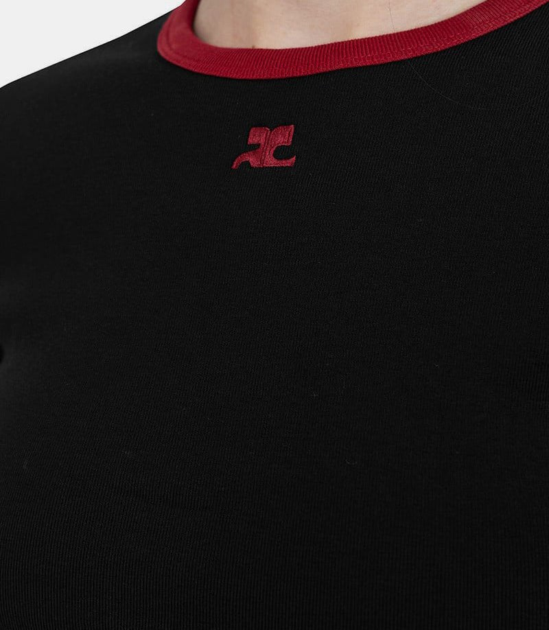 T-shirt signature contraste125JTS017JS0203 - B087 - XSCourrèges