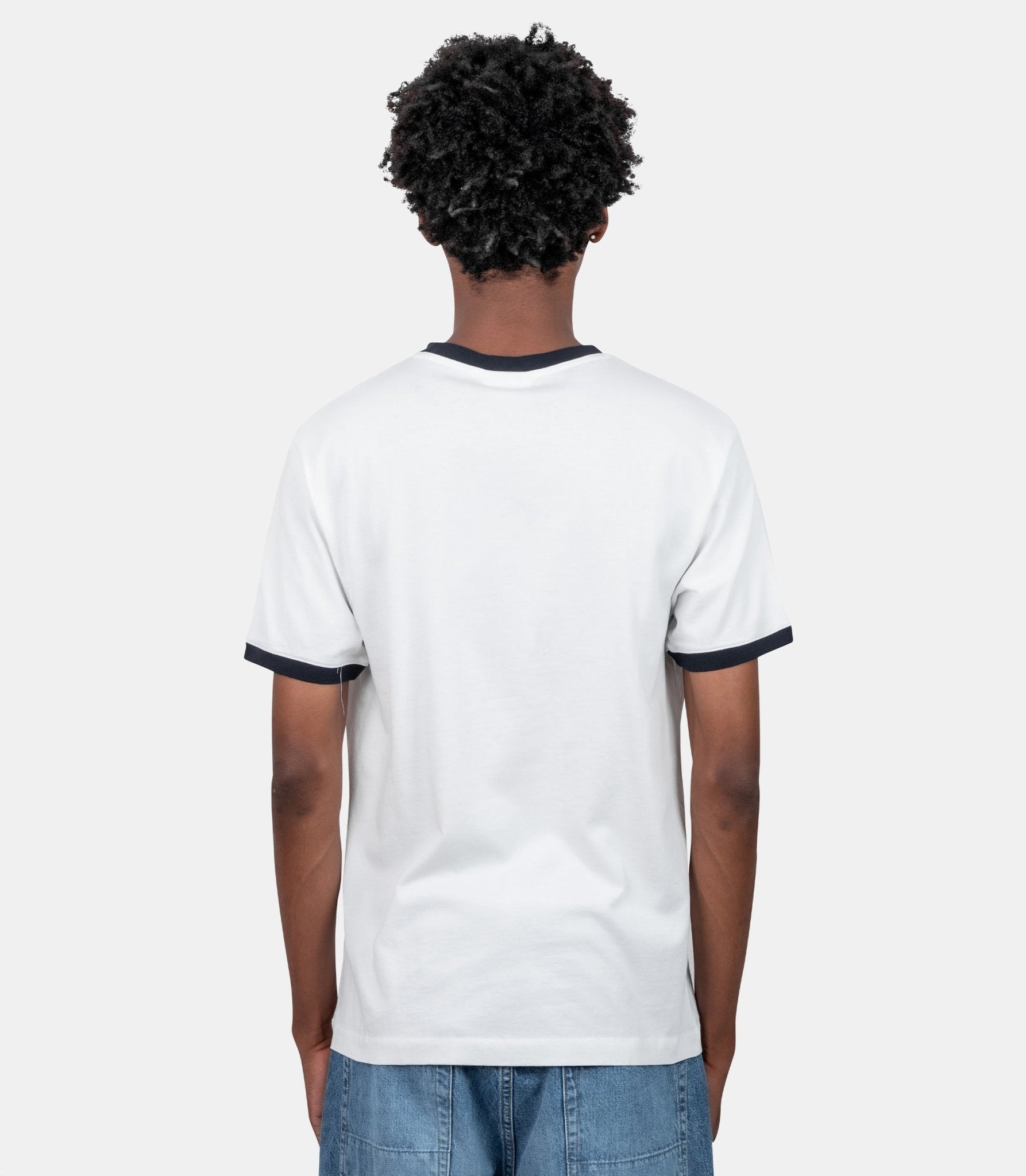 T-shirt slogan contrasté-PERM-TS339-CO311-OW-S-Drôle de monsieur