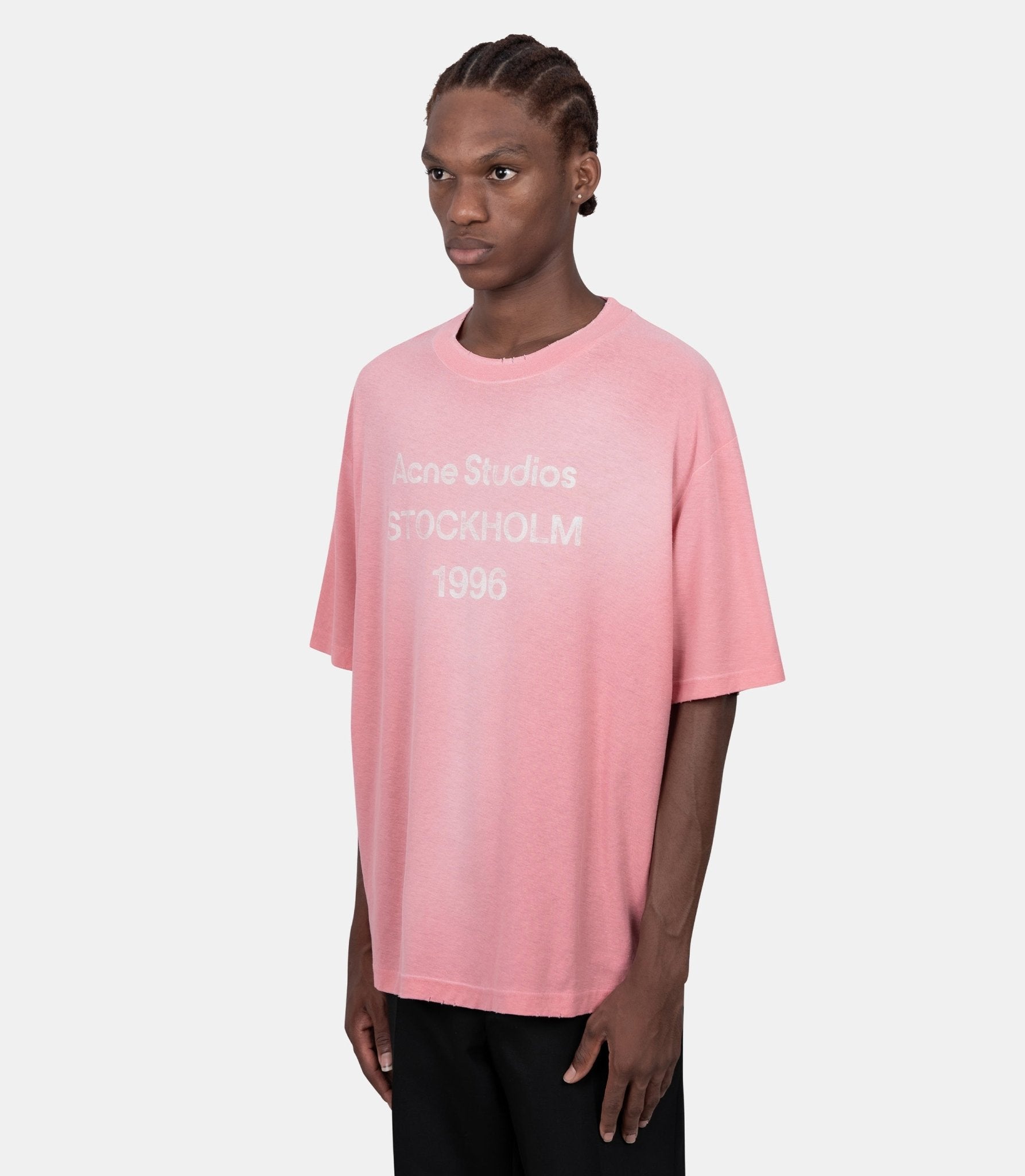 T-shirt sprayed logo-CL0196-CKQ-S/XS-Acne studios