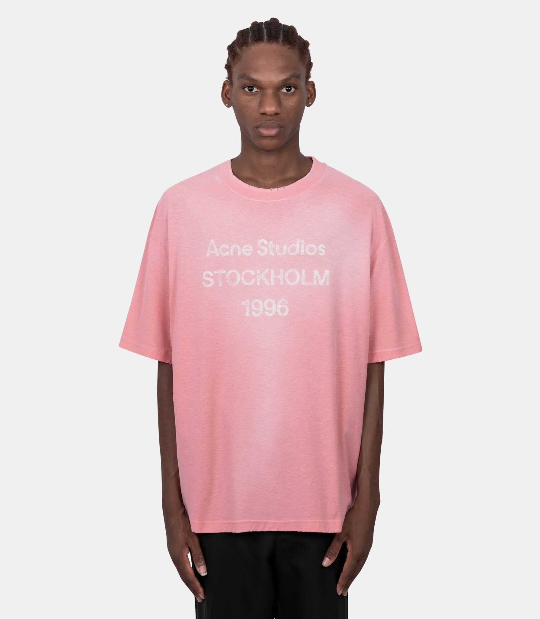 T-shirt sprayed logo-CL0196-CKQ-S/XS-Acne studios