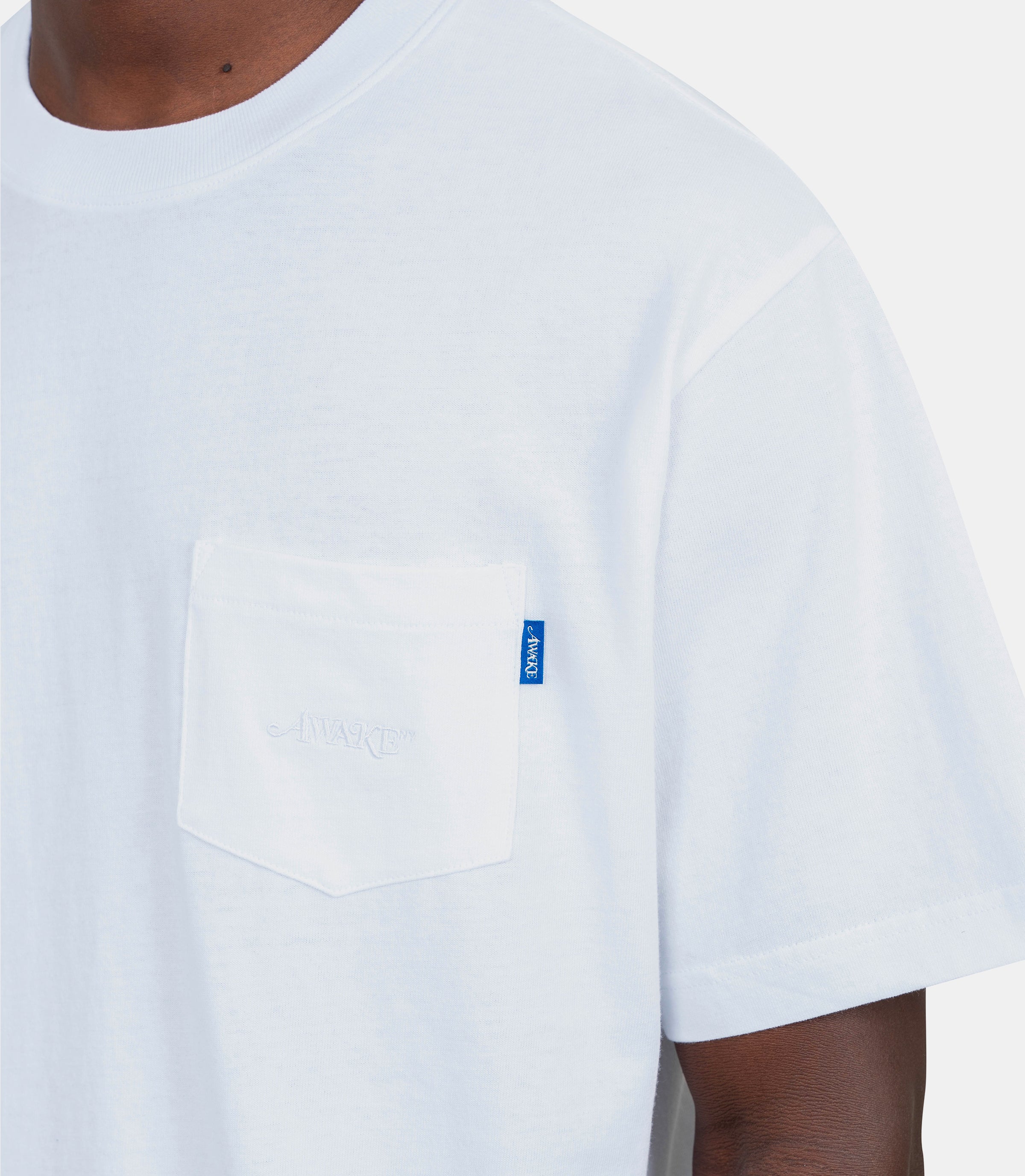 T-shirt ss à poches - AWK - SP25 - TP011 - WH - S - Awake ny