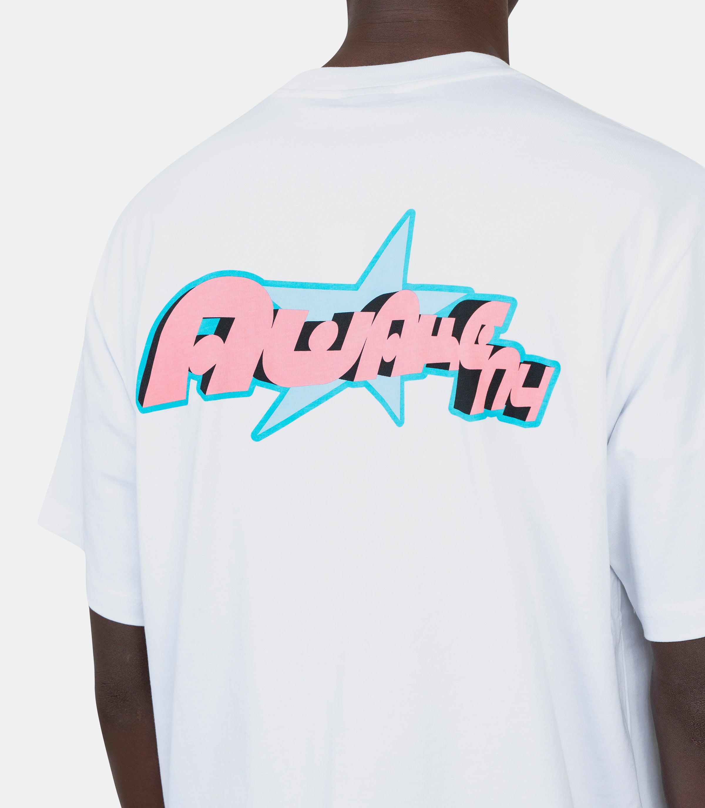 T-shirt ss star "A" - AWK - SP25 - TS010 - WH - S - Awake ny