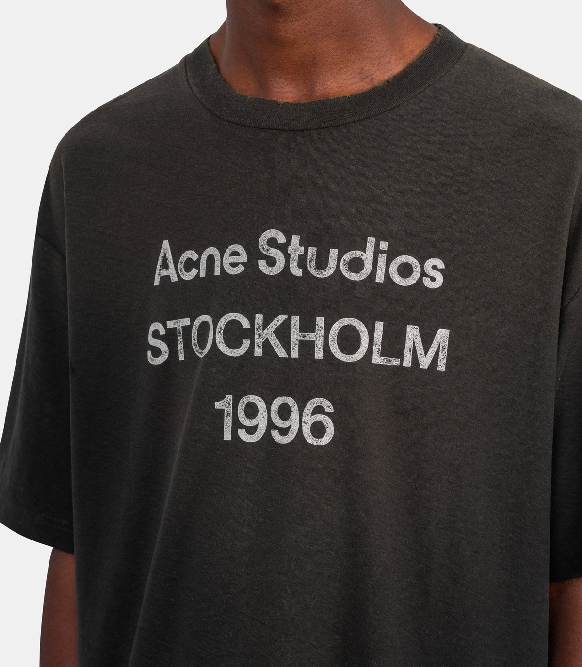 T-shirt stockholm sprayed logo-CL0196-BM0-XS/XXS-Acne studios