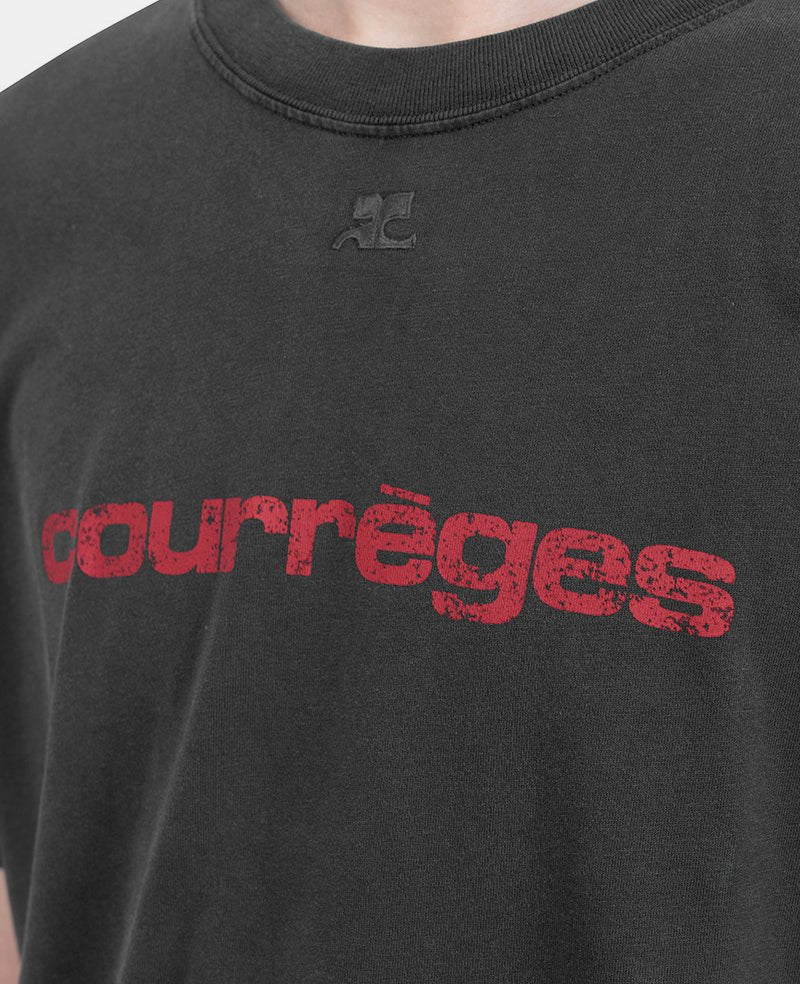 T-shirt stone print ac - 125JTS008JS0109 - B168 - S - Courrèges