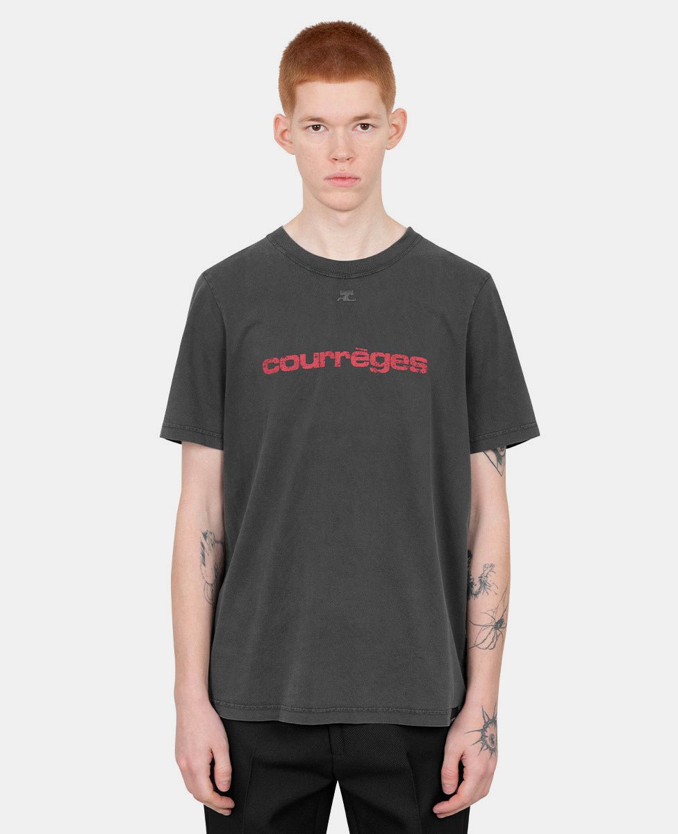 T-shirt stone print ac - 125JTS008JS0109 - B168 - S - Courrèges