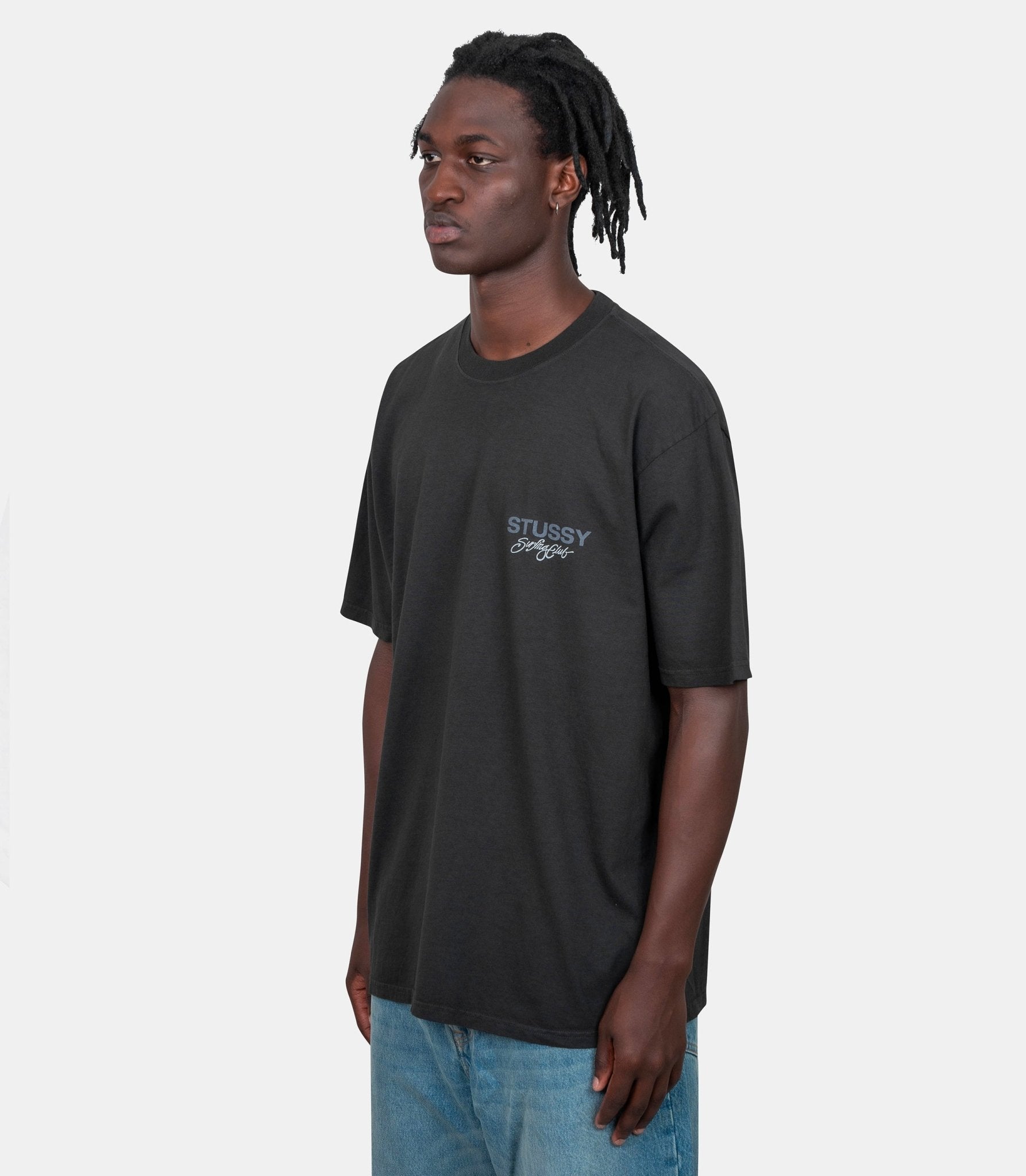 T-shirt surf club pigment dyed - 1905110 - 0001 - S - Stüssy