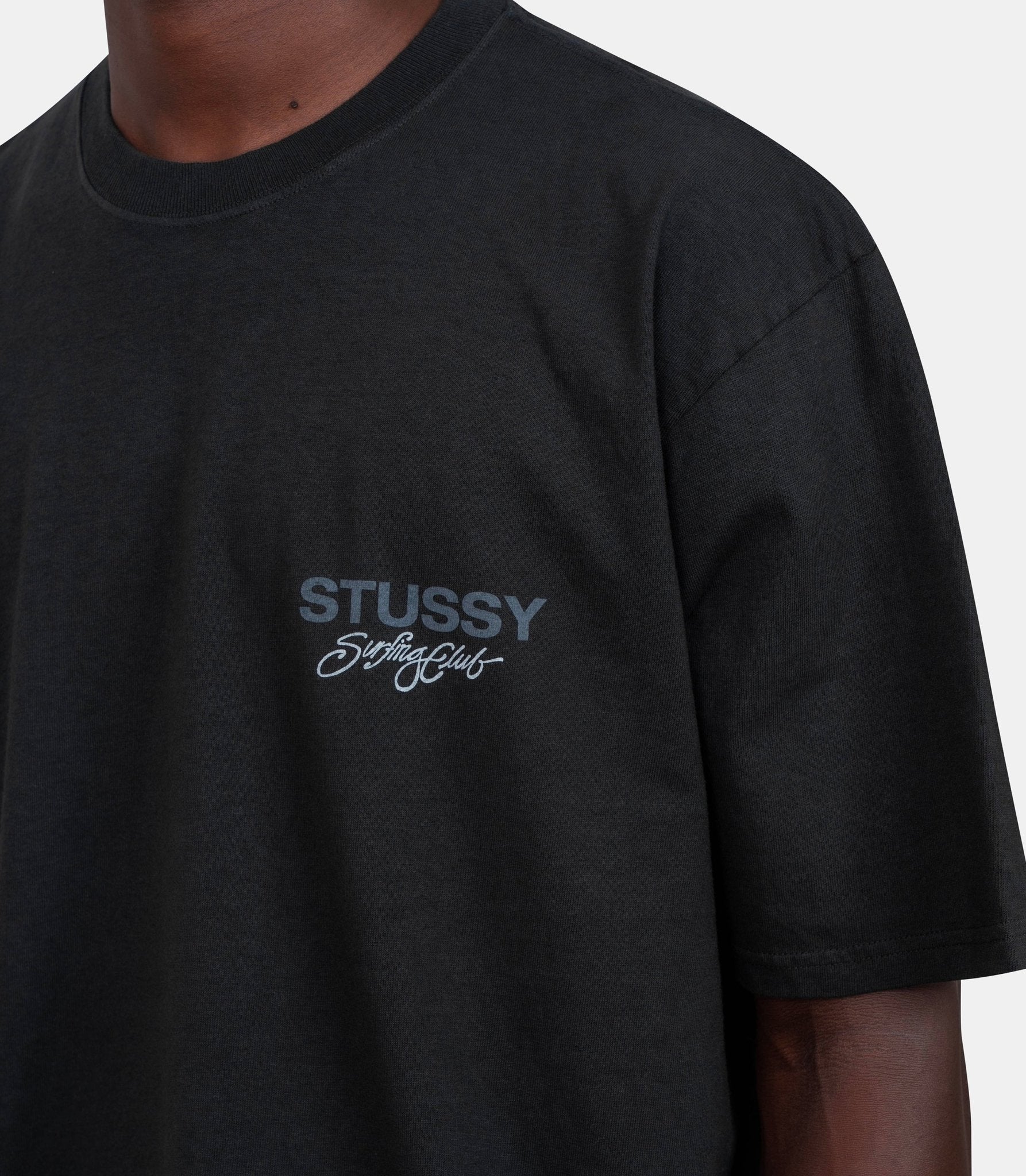 T-shirt surf club pigment dyed - 1905110 - 0001 - S - Stüssy