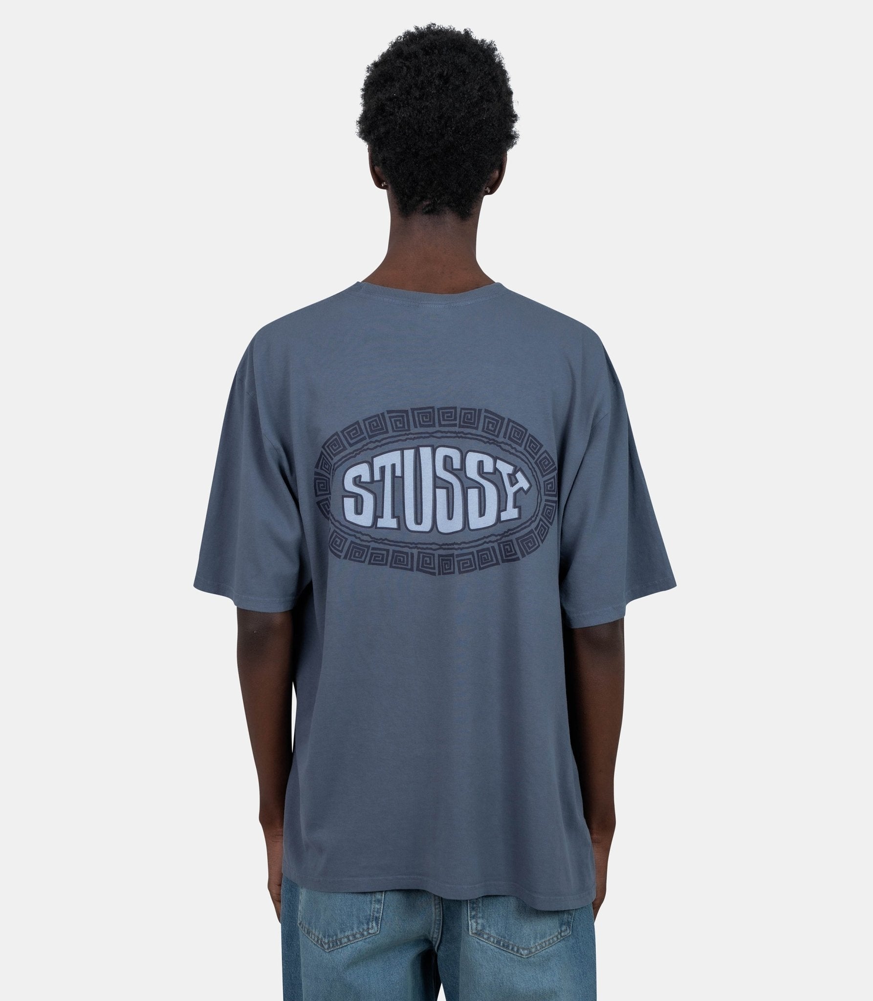 Tile oval pigment dyed t-shirt - Stüssy - Family 3.0