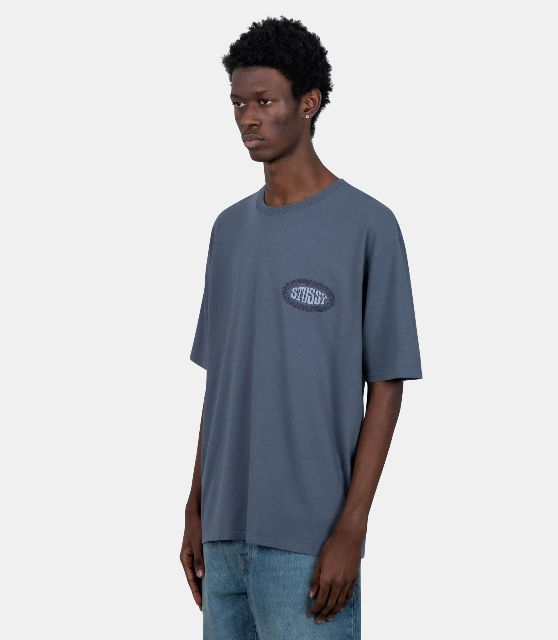 Tile oval pigment dyed t-shirt - Stüssy - Family 3.0