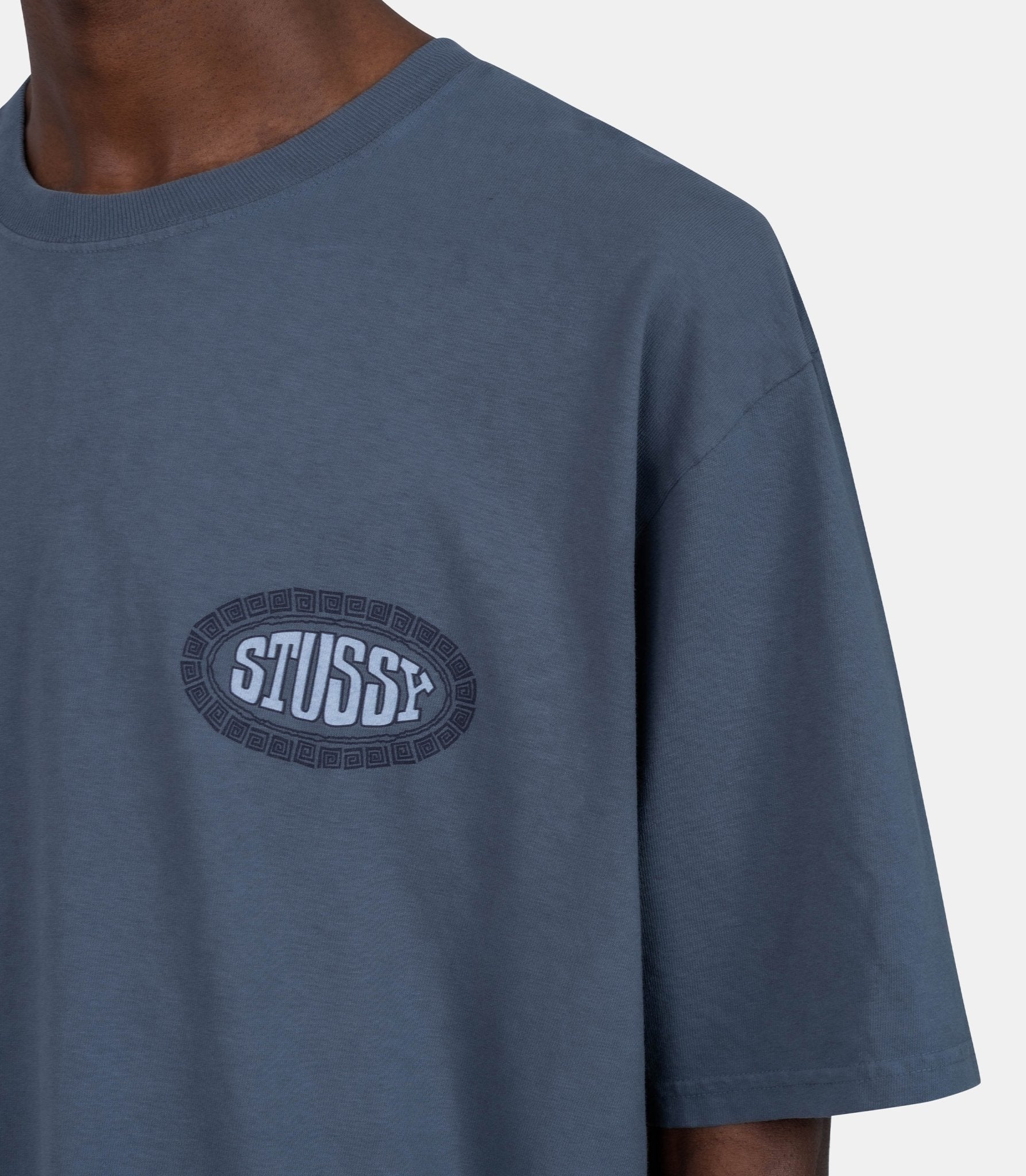 Tile oval pigment dyed t-shirt - Stüssy - Family 3.0