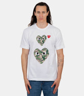T-shirt triple logo camouflageAX - T246 - 051 - 1 - SComme des garçons play