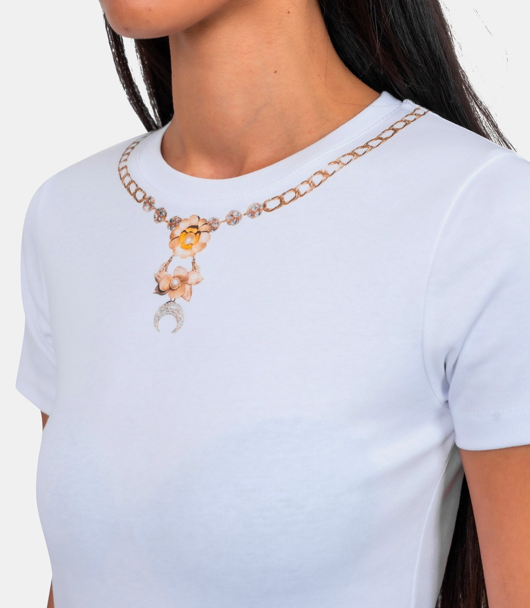 T-shirt trompe l’œil - WTT012ACJER0092 - CJER0092 - XS - Marine serre