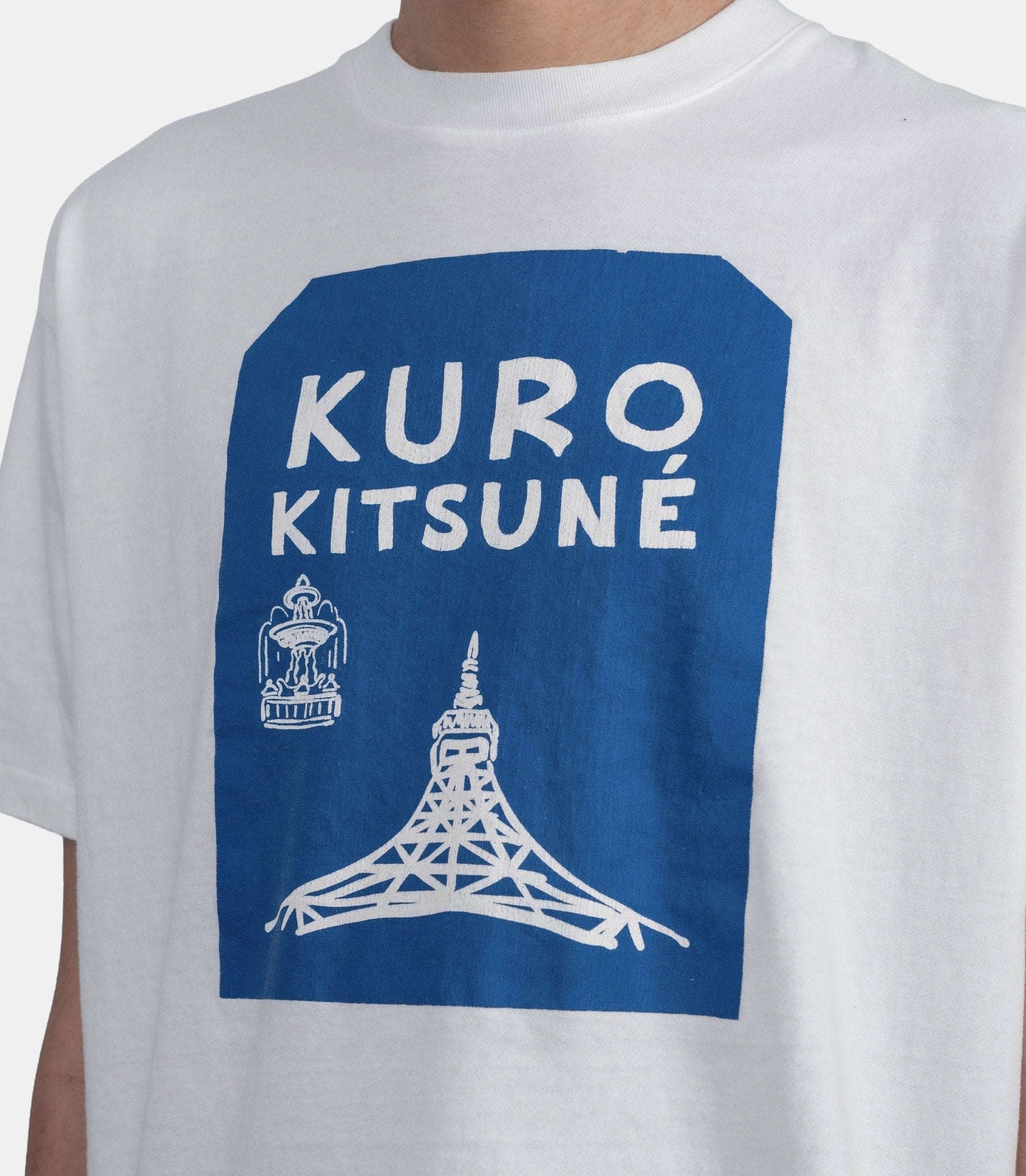 T-shirt vintage tokyo - paris crossroads x kuro - 990006-P700-S - Maison kitsuné