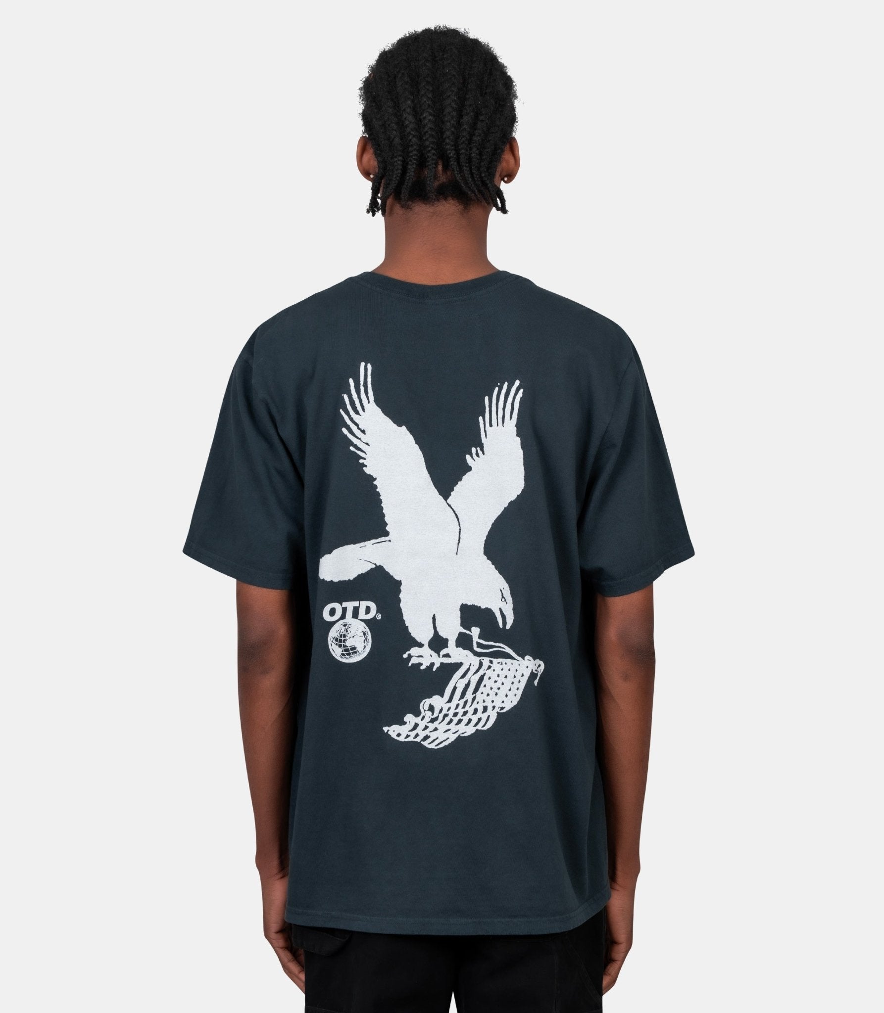 T-shirt where eagles dare - 01D-04-031-WASHEDBLACK-S - One of these days