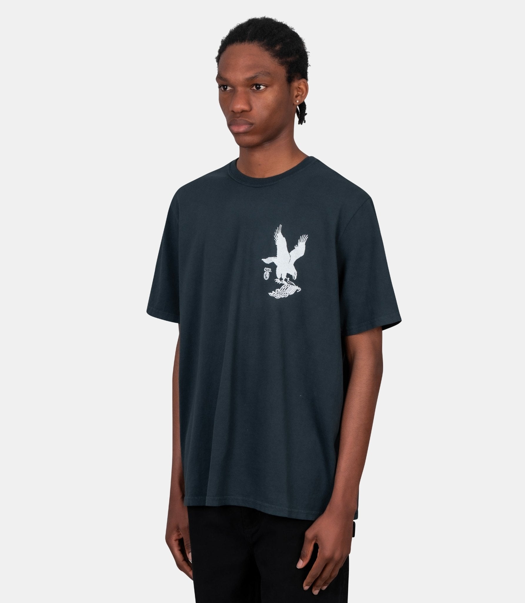 T-shirt where eagles dare - 01D-04-031-WASHEDBLACK-S - One of these days