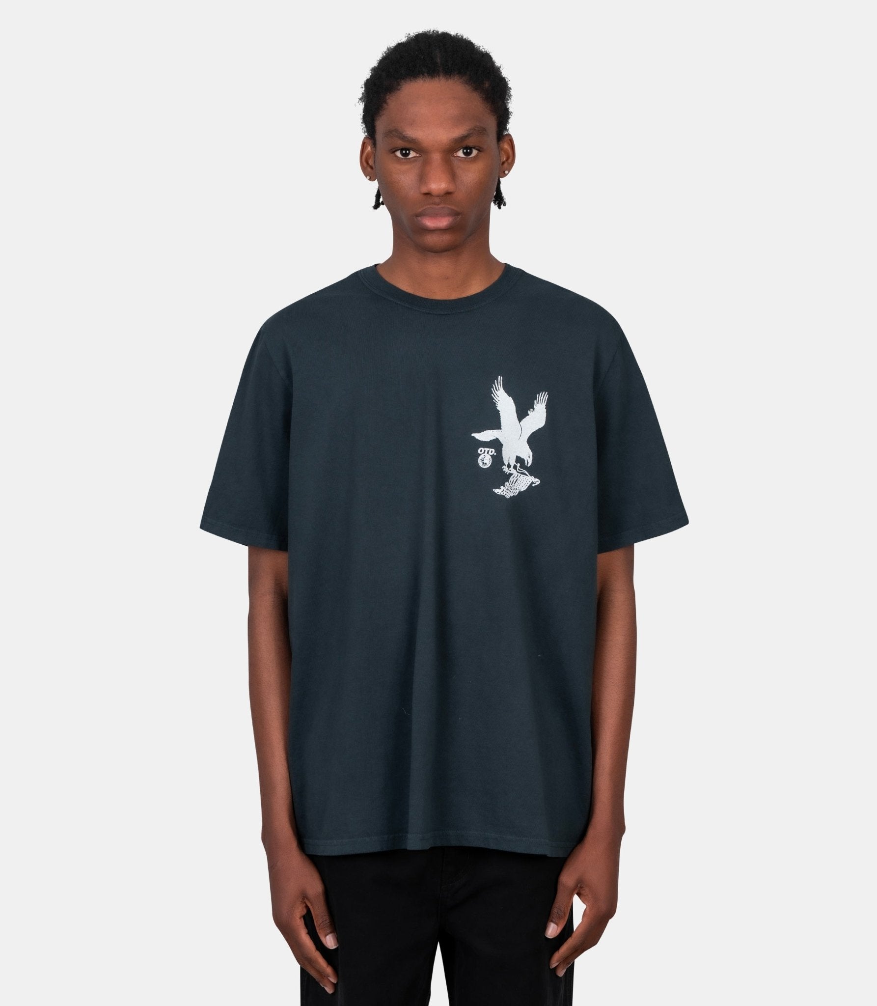 T-shirt where eagles dare - 01D-04-031-WASHEDBLACK-S - One of these days