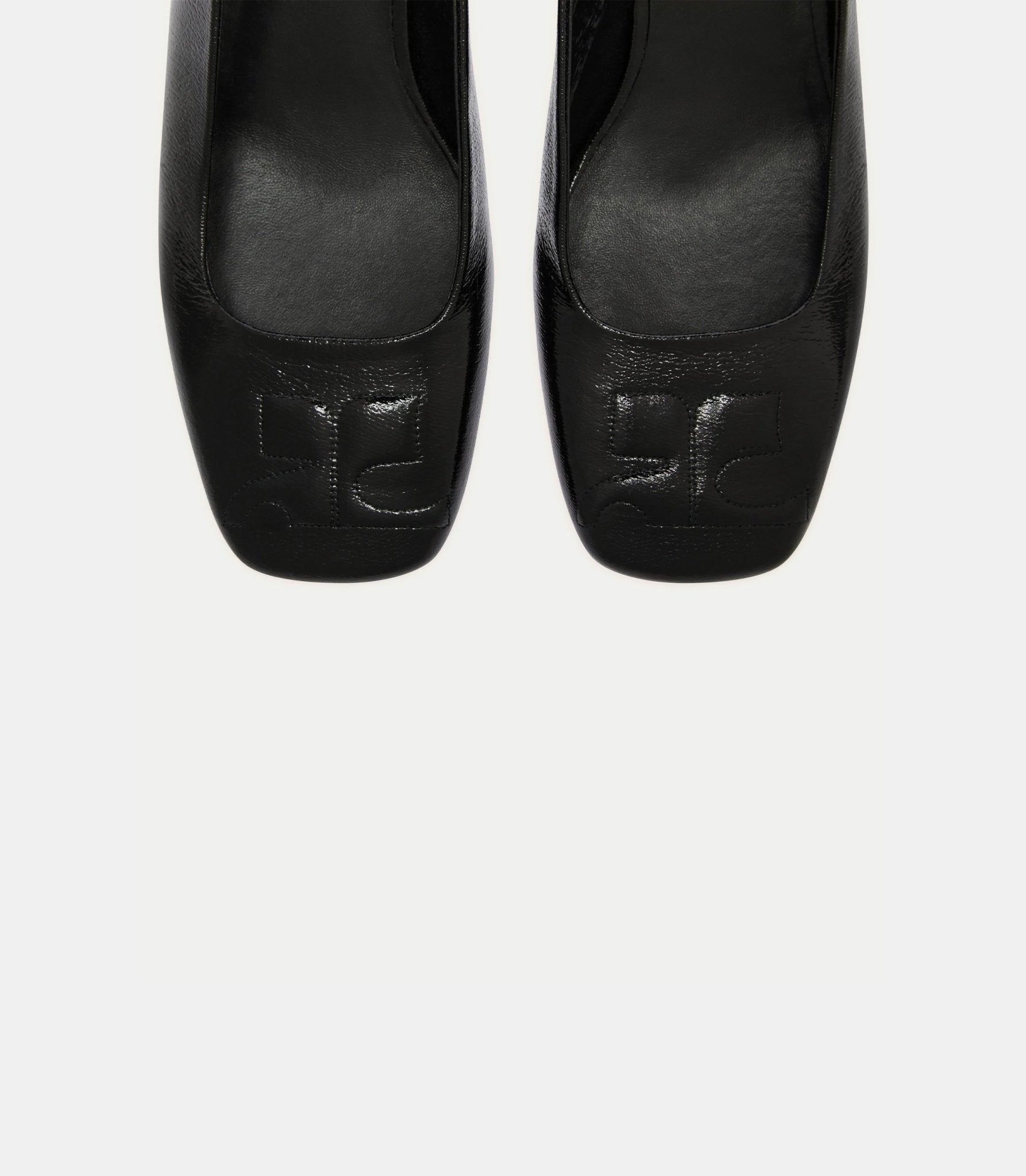 Talons slingbacks heritage en vinyle - 325SPP039VY0003-9999-37 - Courrèges