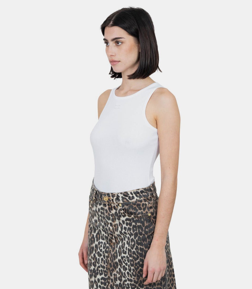 Top en coton doux côteléT3897 - 151 - XSGanni