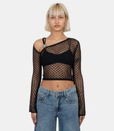 Top en tricot à cadran solaireVOL2326 - ONYX - SS24 - 6House of sunny
