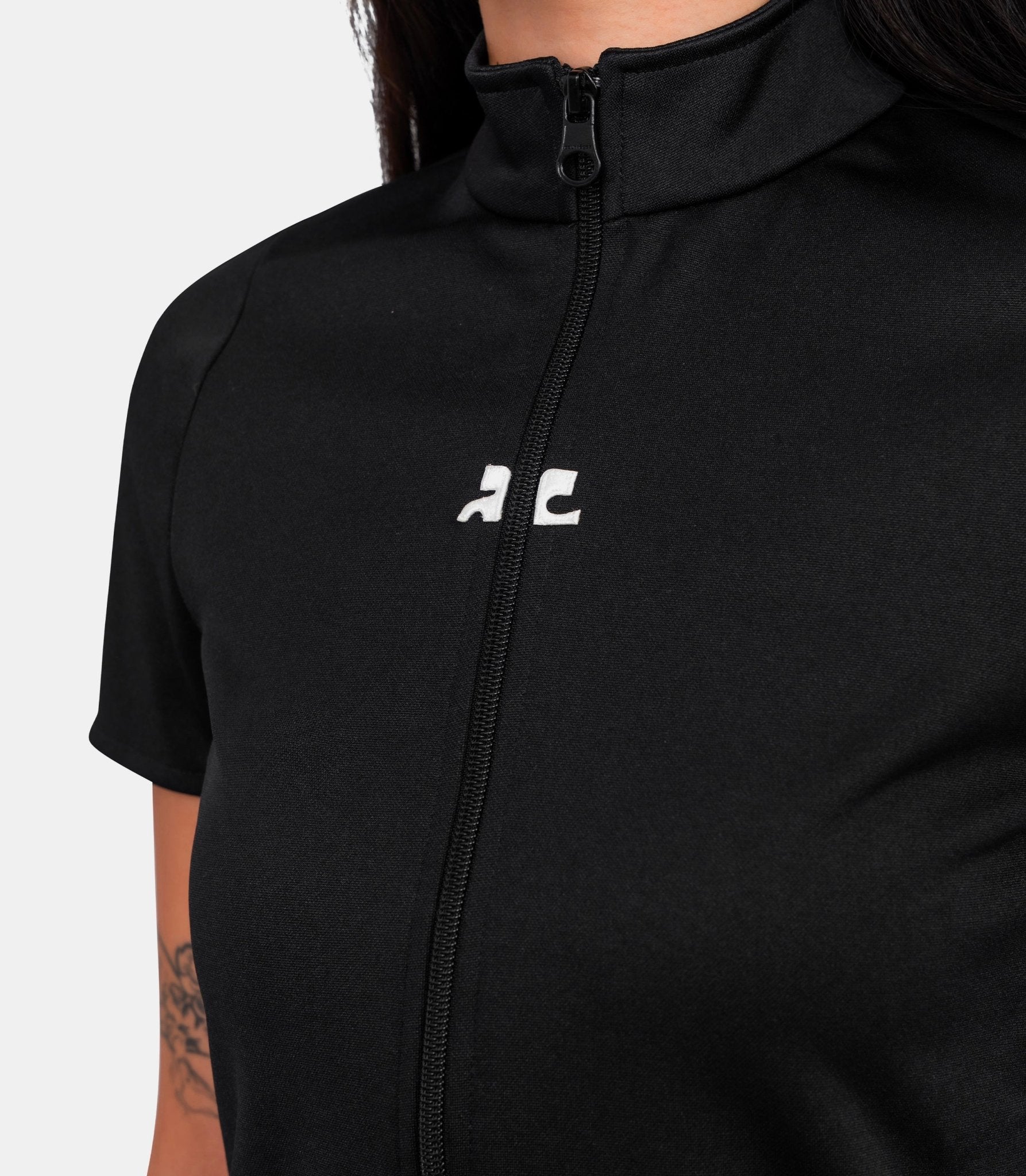 Top zippé interlock - 325JTO446JS0250 - 9999 - XS - Courrèges