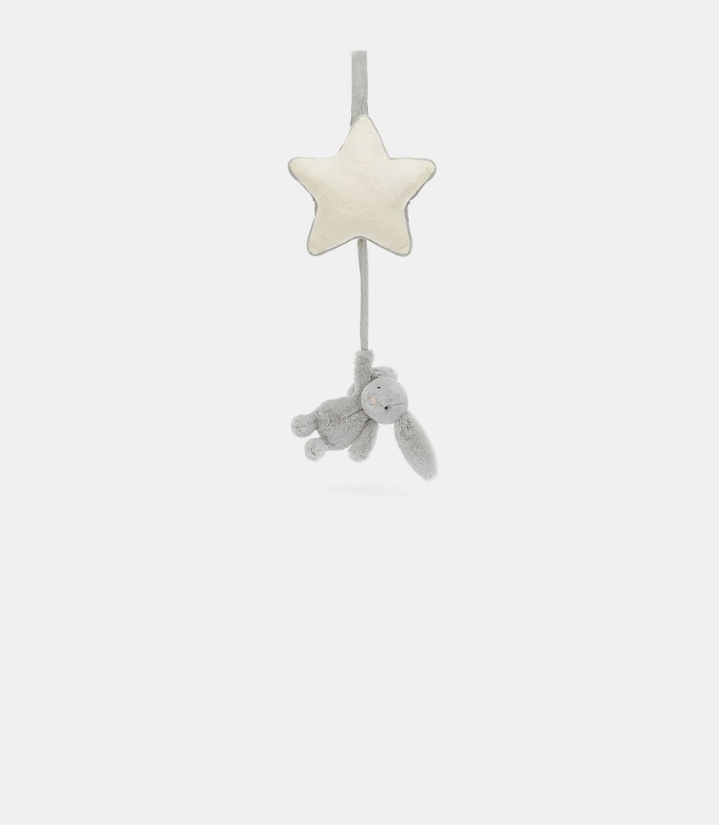 Traction musicale lapin timide grisMP4BSL - OSJellycat