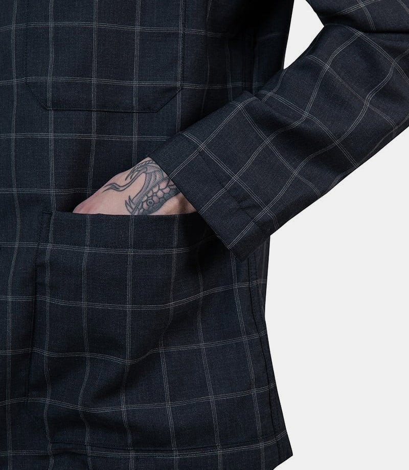 Veste bakers norfolk28504 - NAVY - SS23 - MUniversal works.
