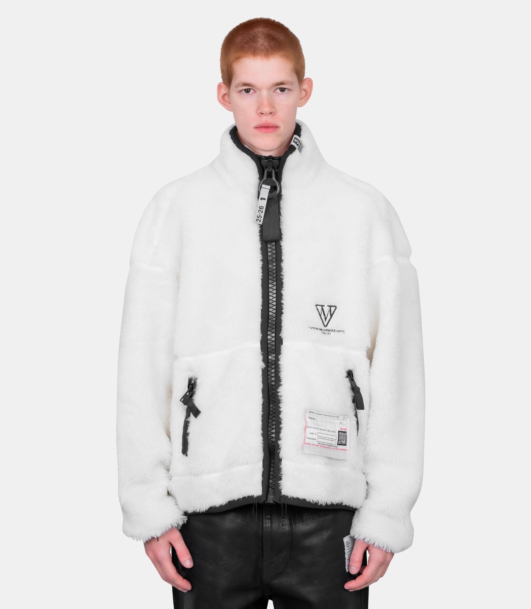 Veste boa - A15BL601-WHITE-44 - Mihara yasuhiro