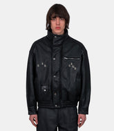 Veste bomber en cuir the commission - 7U004Q3009BLK-M - Paly hollywood
