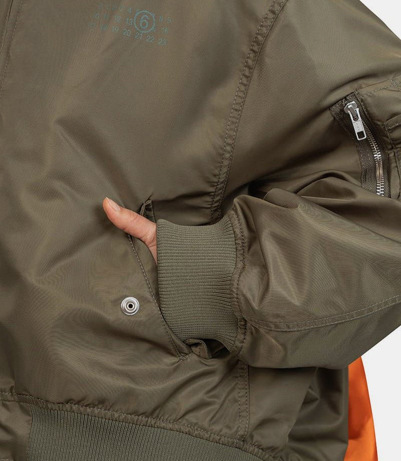 Veste bomber numérique - S52AM0315M35257 - 728 - 36 - Mm6 maison margiela