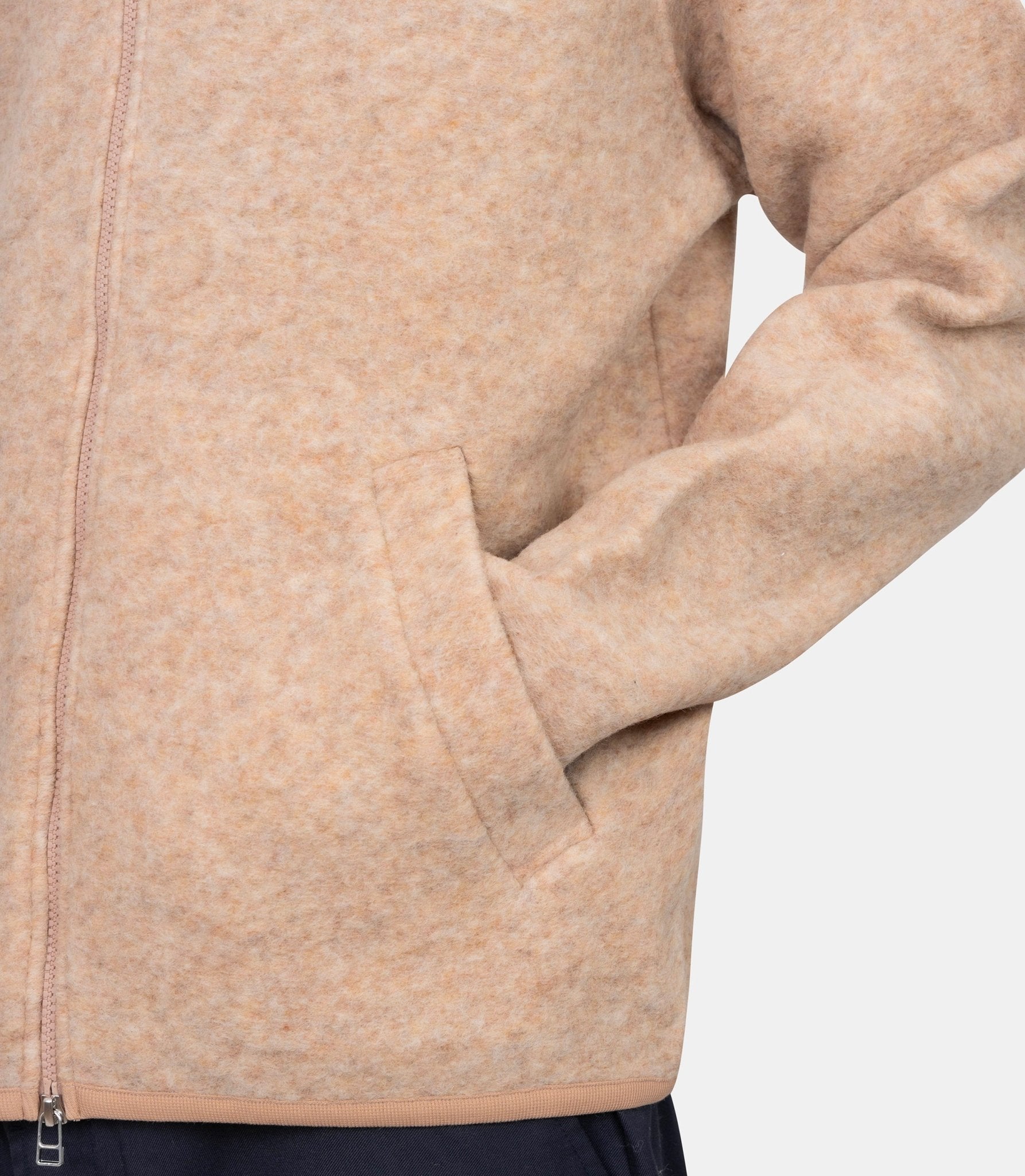 Veste bomber zippée - 00018 - fawn - S - Universal works.