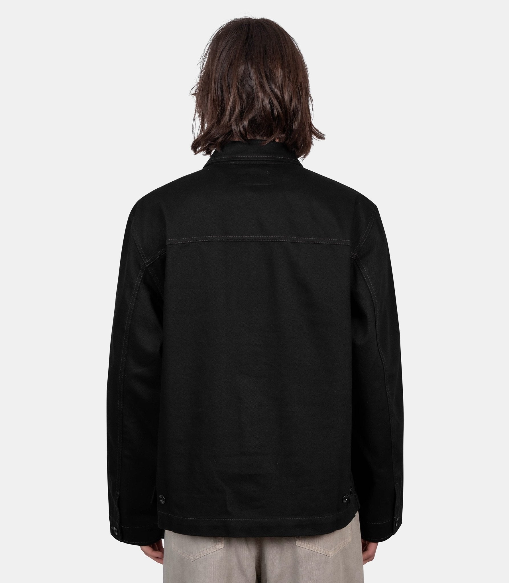 Veste boxy - OW1223-LD1055-BK999-S - Lemaire