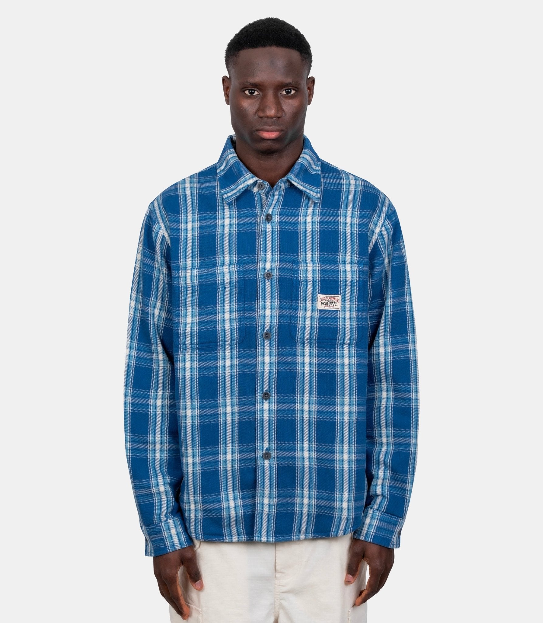 Veste chemise à carreaux - 1110382-0801-S - Stüssy