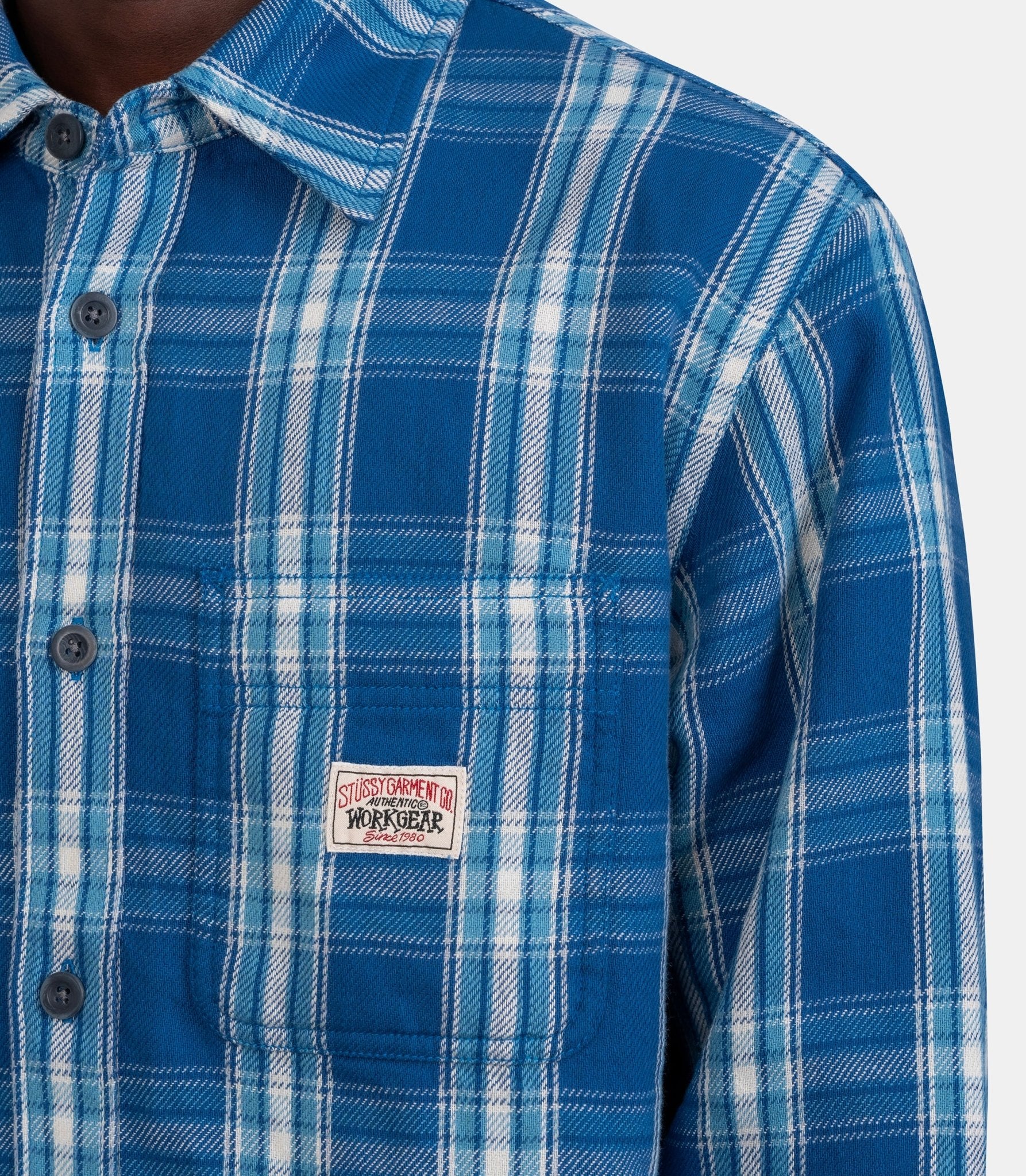 Veste chemise à carreaux - 1110382-0801-S - Stüssy