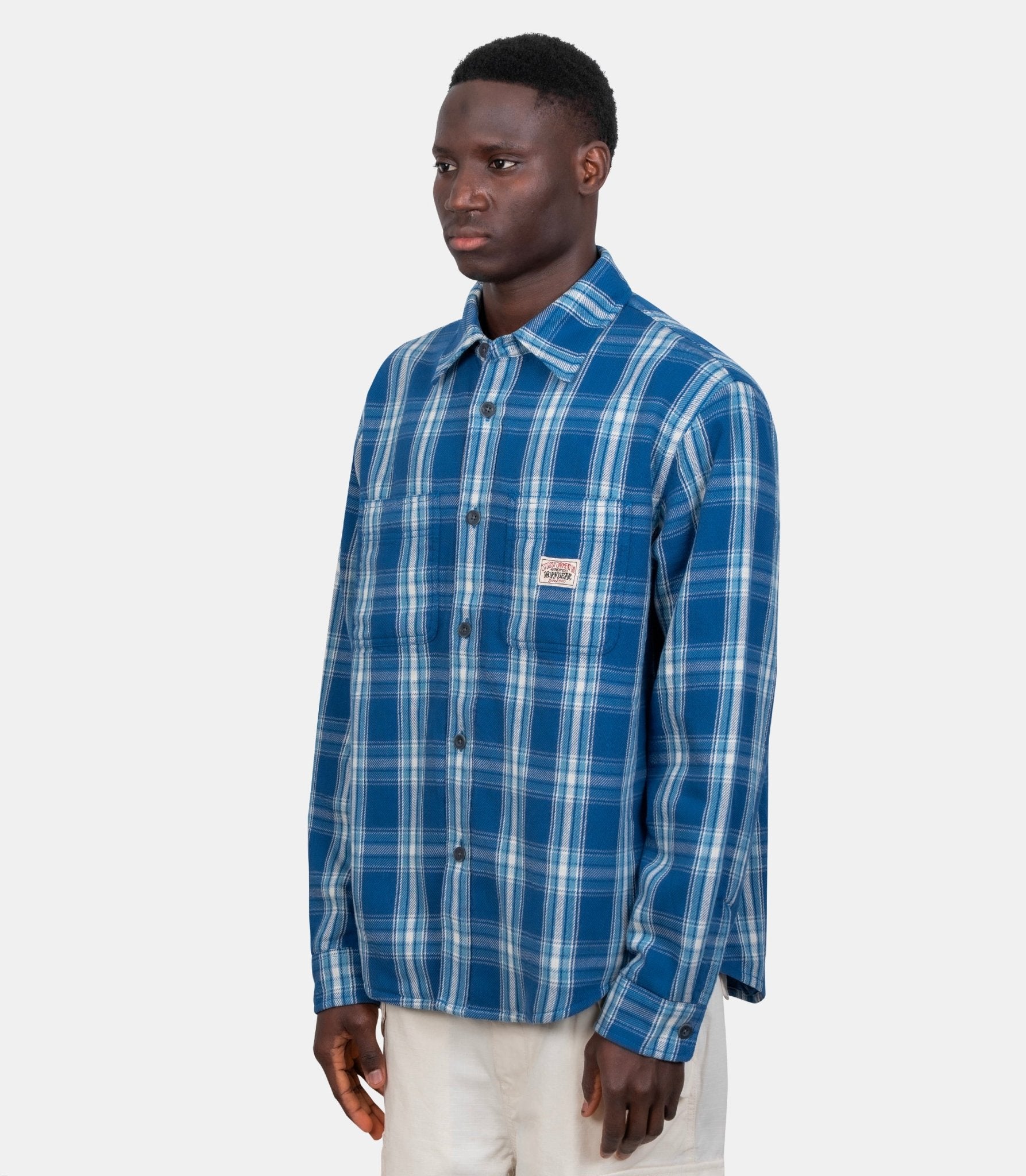 Veste chemise à carreaux - 1110382-0801-S - Stüssy