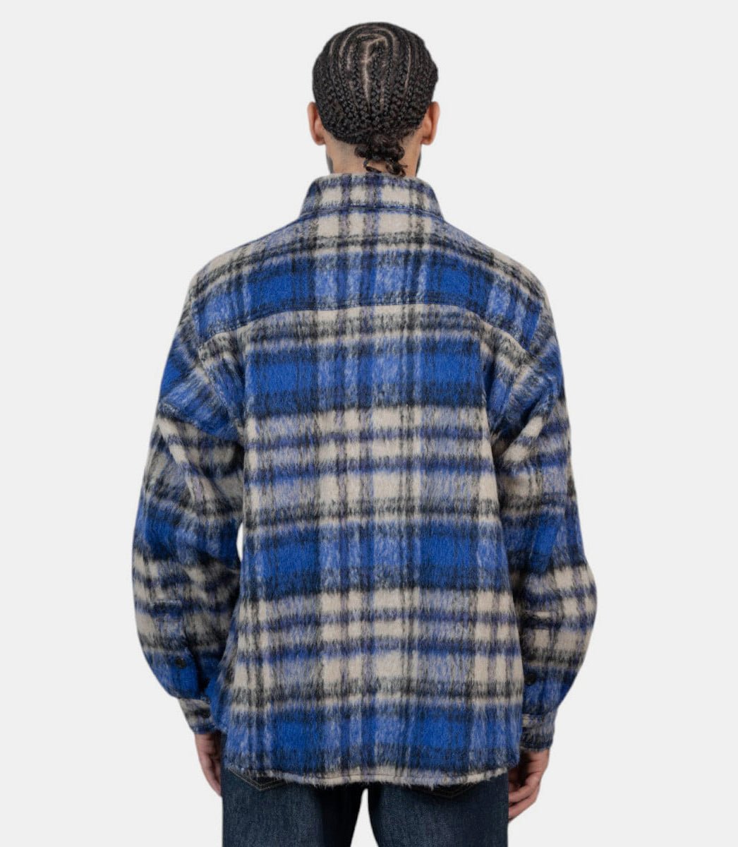 Veste chemise à carreauxBN01FWJK0118BL - BLEU - FW24 - MAder error