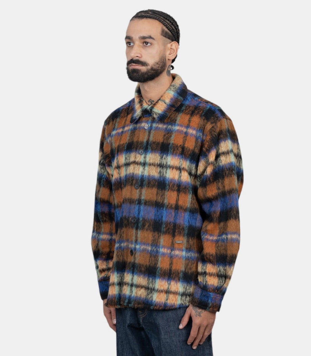 Veste chemise à carreauxBN01FWJK0118BR - MARRON - FW24 - MAder error