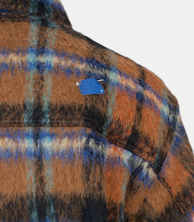Veste chemise à carreauxBN01FWJK0118BR - MARRON - FW24 - MAder error