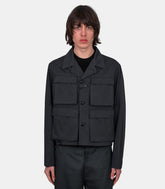 Veste courte utility - OW1175-LF1481-BK996-46 - Lemaire