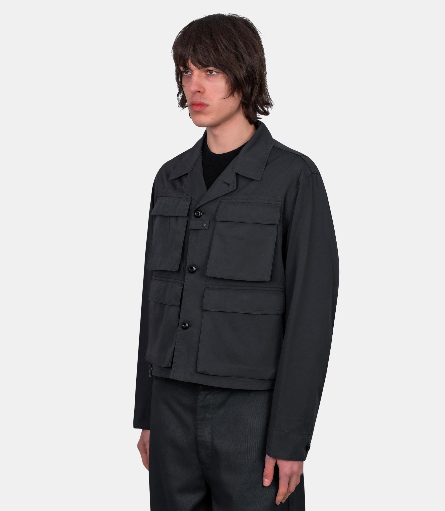 Veste courte utility - OW1175-LF1481-BK996-46 - Lemaire