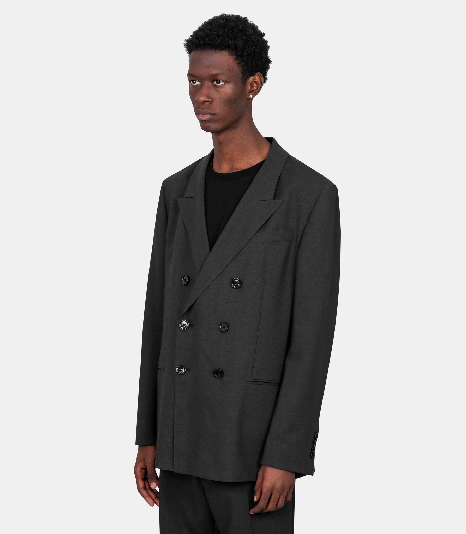 Veste croisée 6 boutons - HBV006.WV0066.020 - 48 - Ami paris